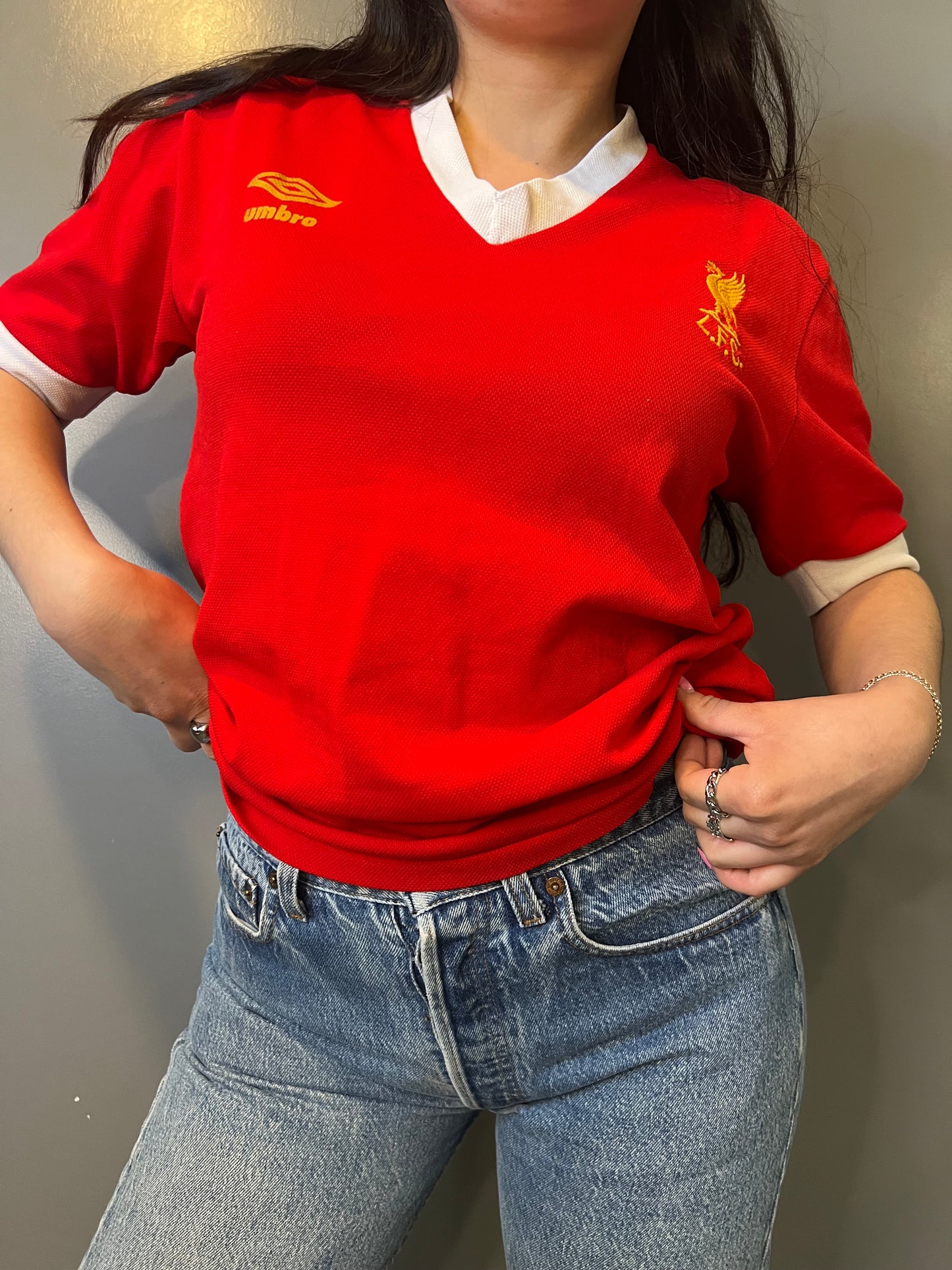 80's Liverpool Football Umbro Jersey - M