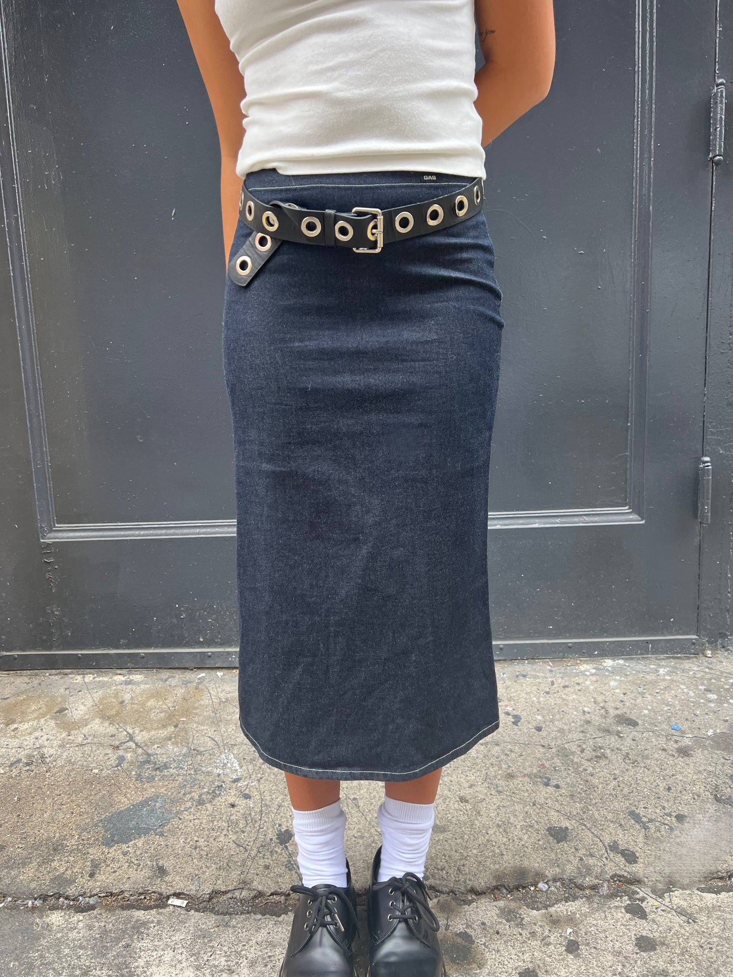 Gas Jeans Chambray Skirt - 26"