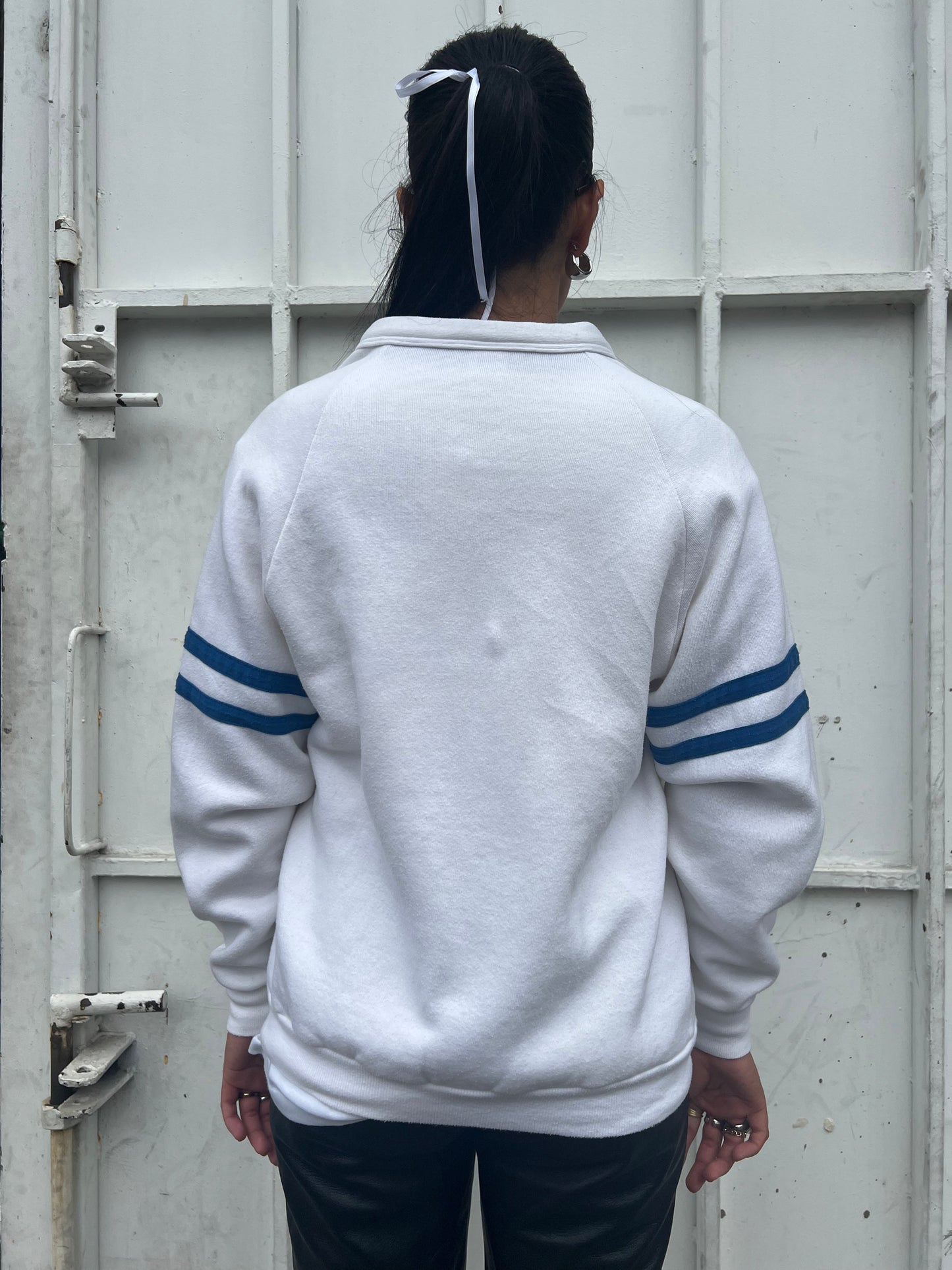 80's Russell New York Varsity Cardigan - L