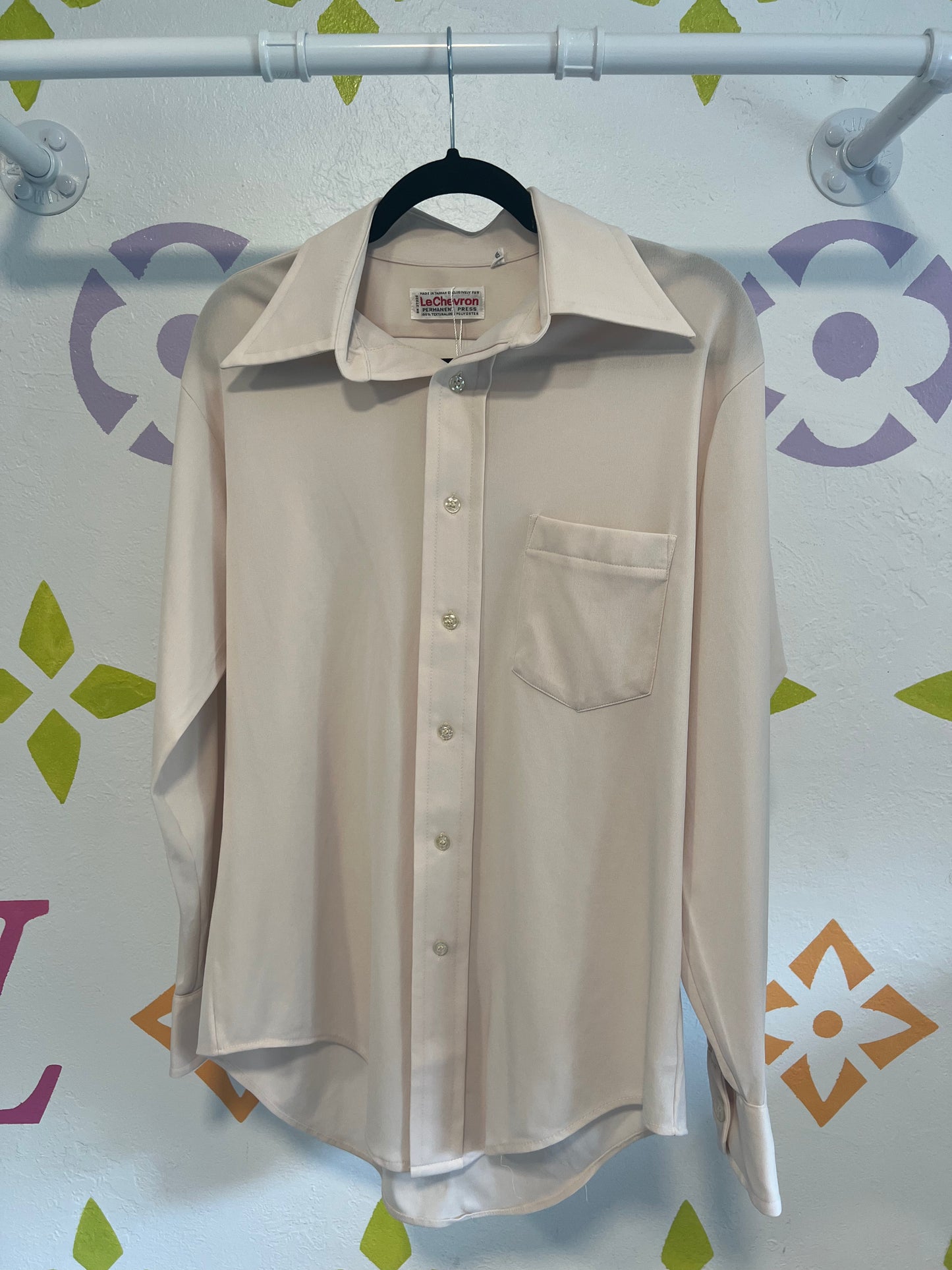 Vintage Le Chevron Button Up - M/L