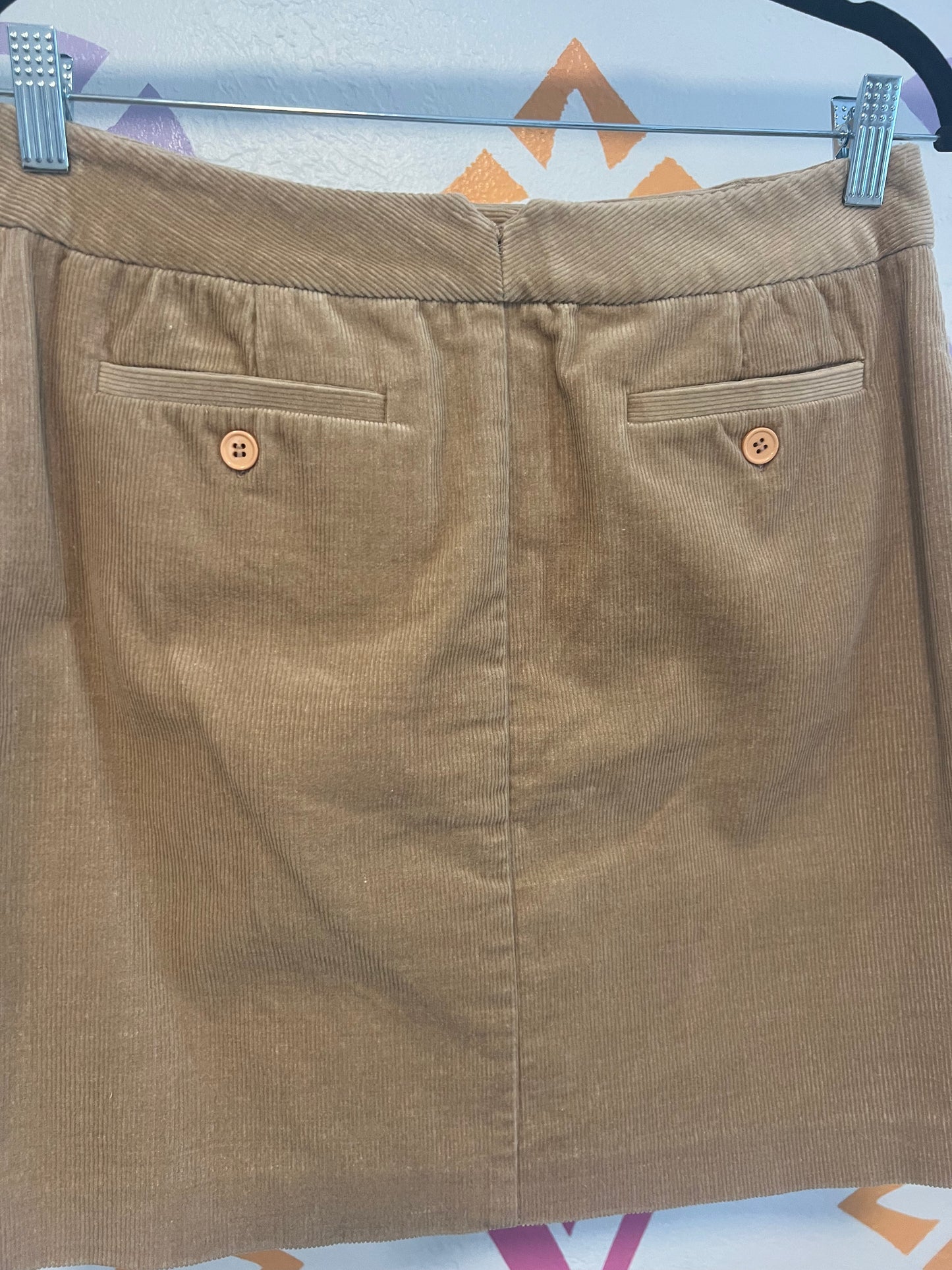 Corduroy Mini Skirt - 29"