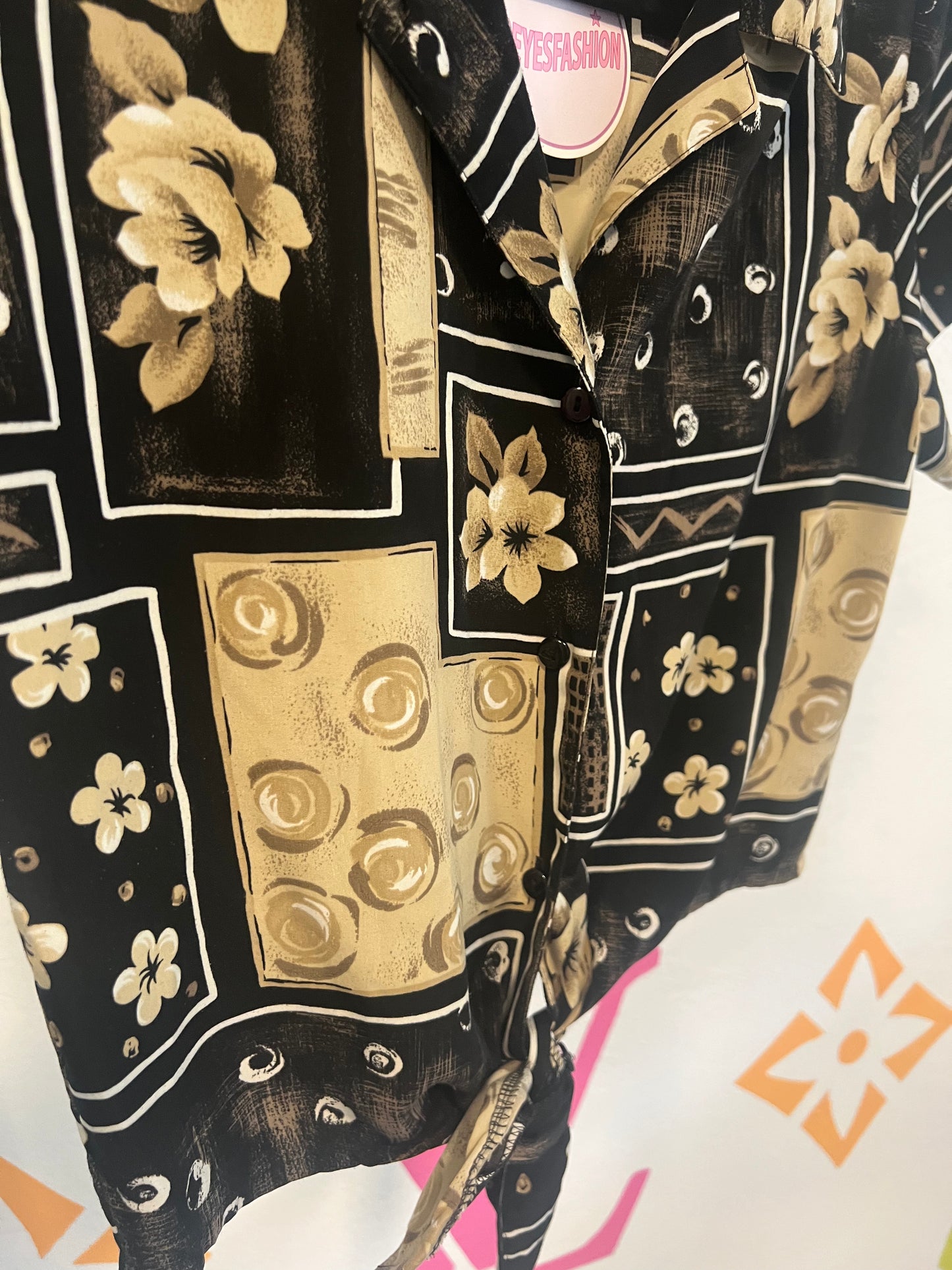 90's Floral Button-Up - XS/S
