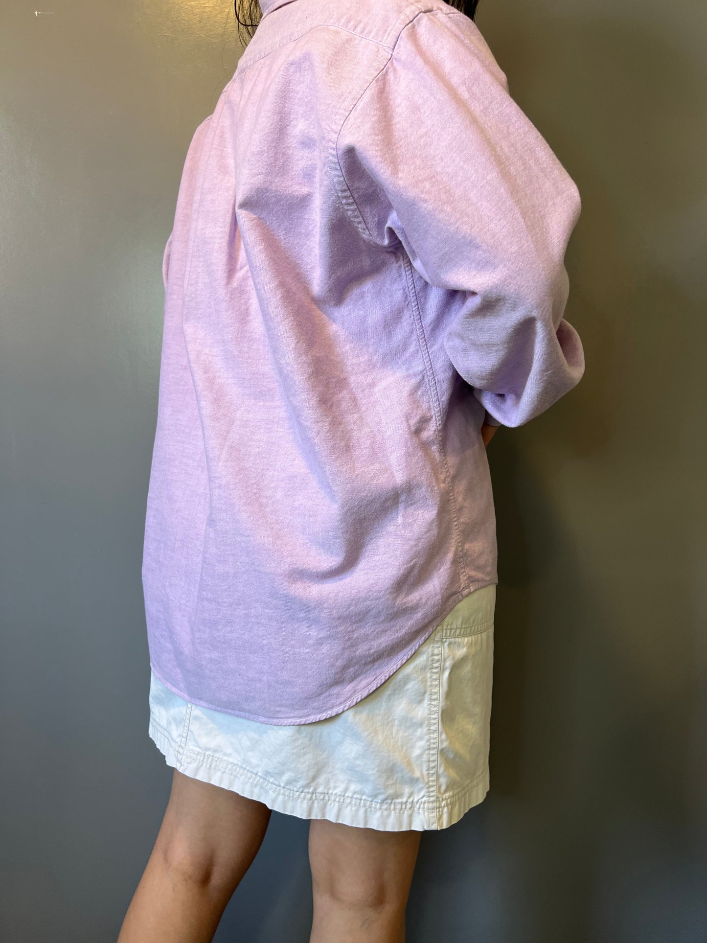 Lilac Ralph Lauren Button Up - M
