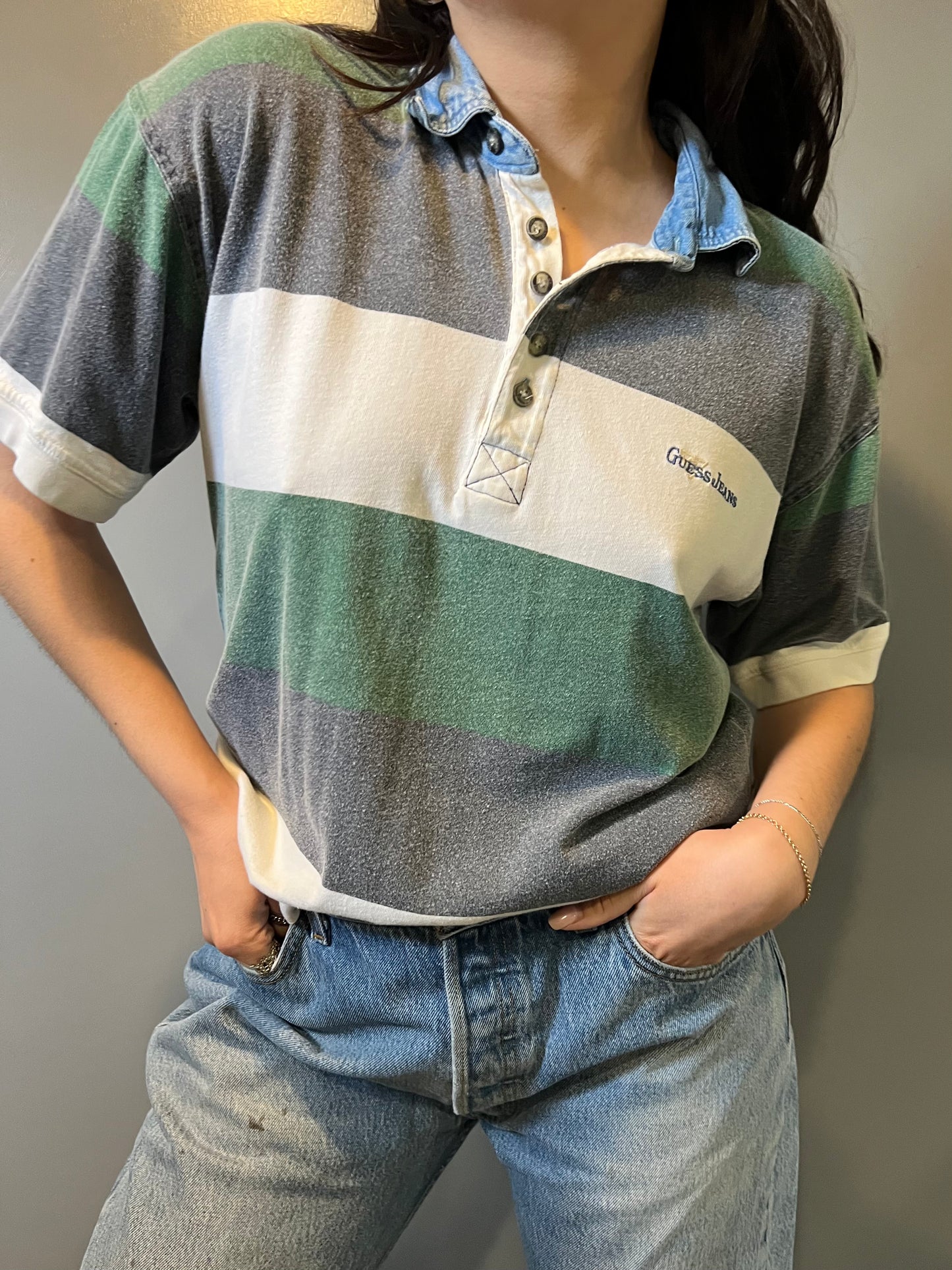 80's Guess Jeans Top - S/M