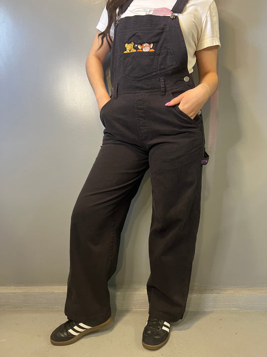 90’s Winnie the Pooh Tigger Embroidered Overalls - S