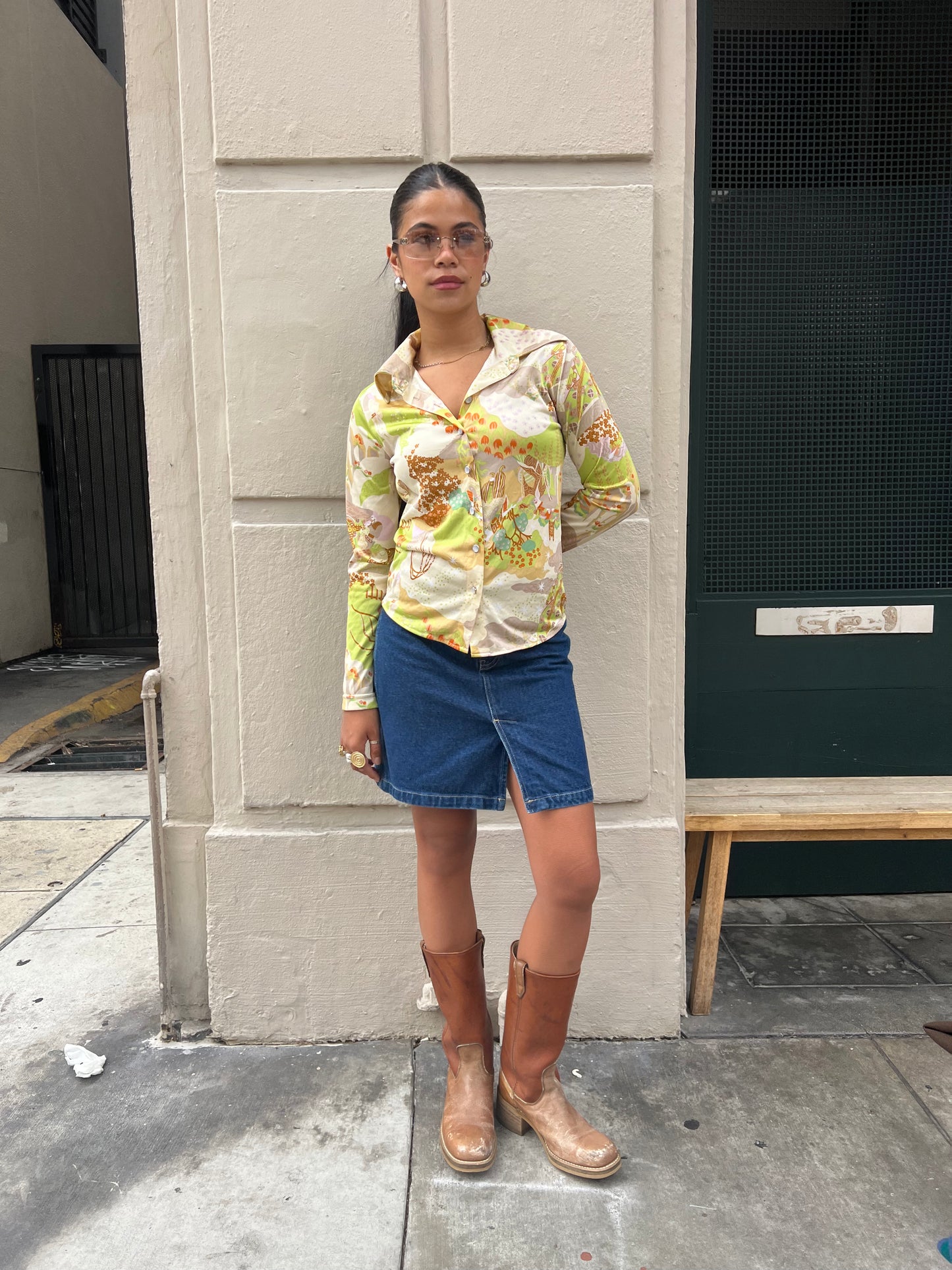 90's Calvin Klein Denim Skirt - 27"