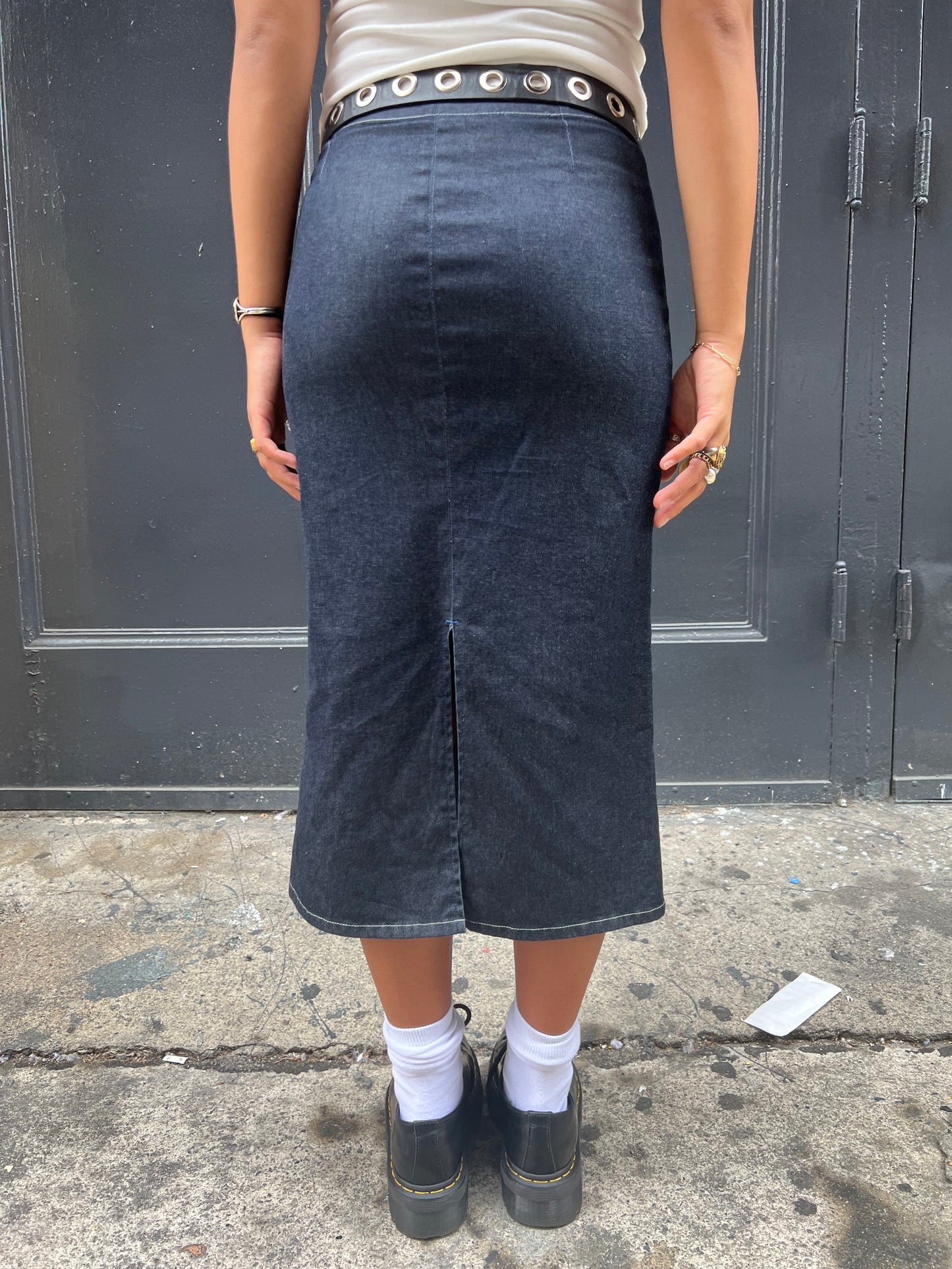 Gas Jeans Chambray Skirt - 26"