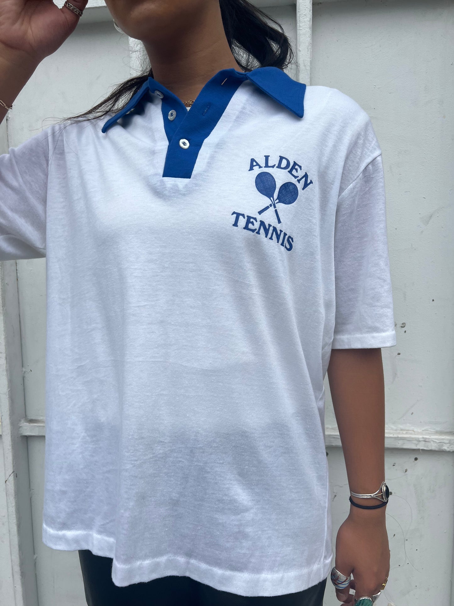 70's Whang Alden Tennis Polo - L