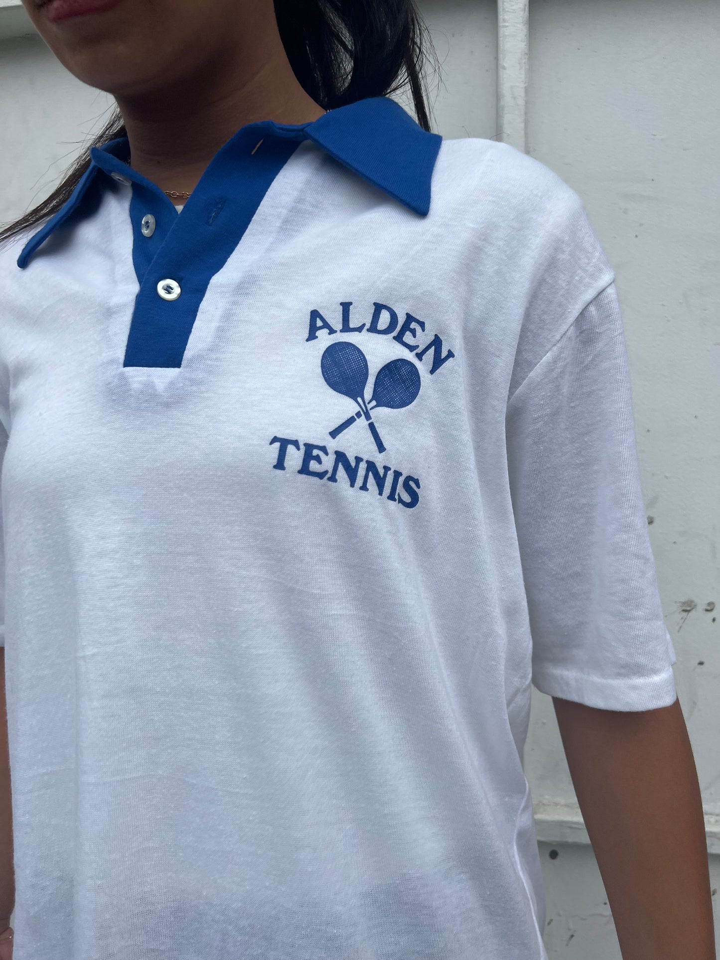 70's Whang Alden Tennis Polo - L