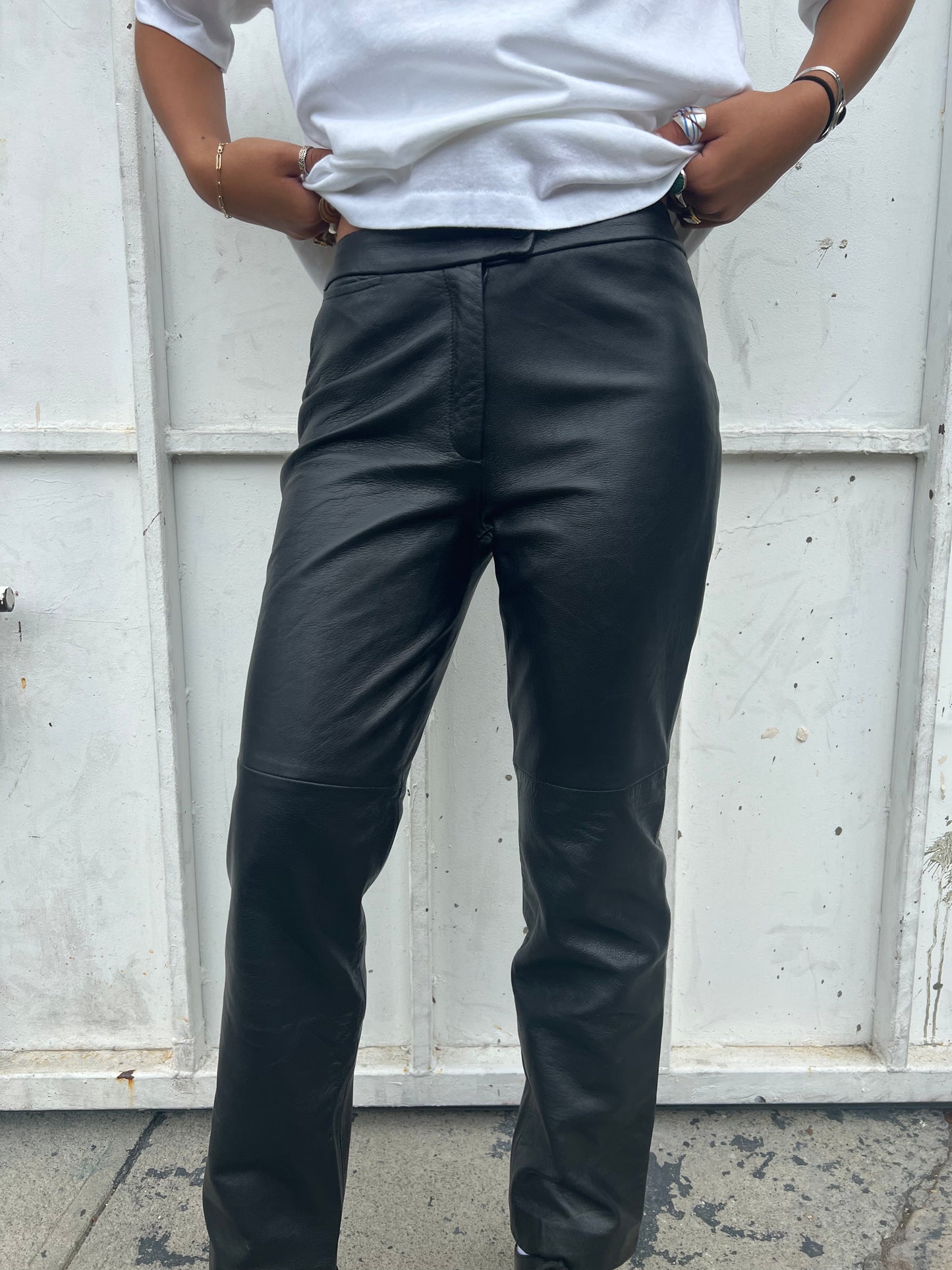 BCBG Maxazria Leather Pants - 28"