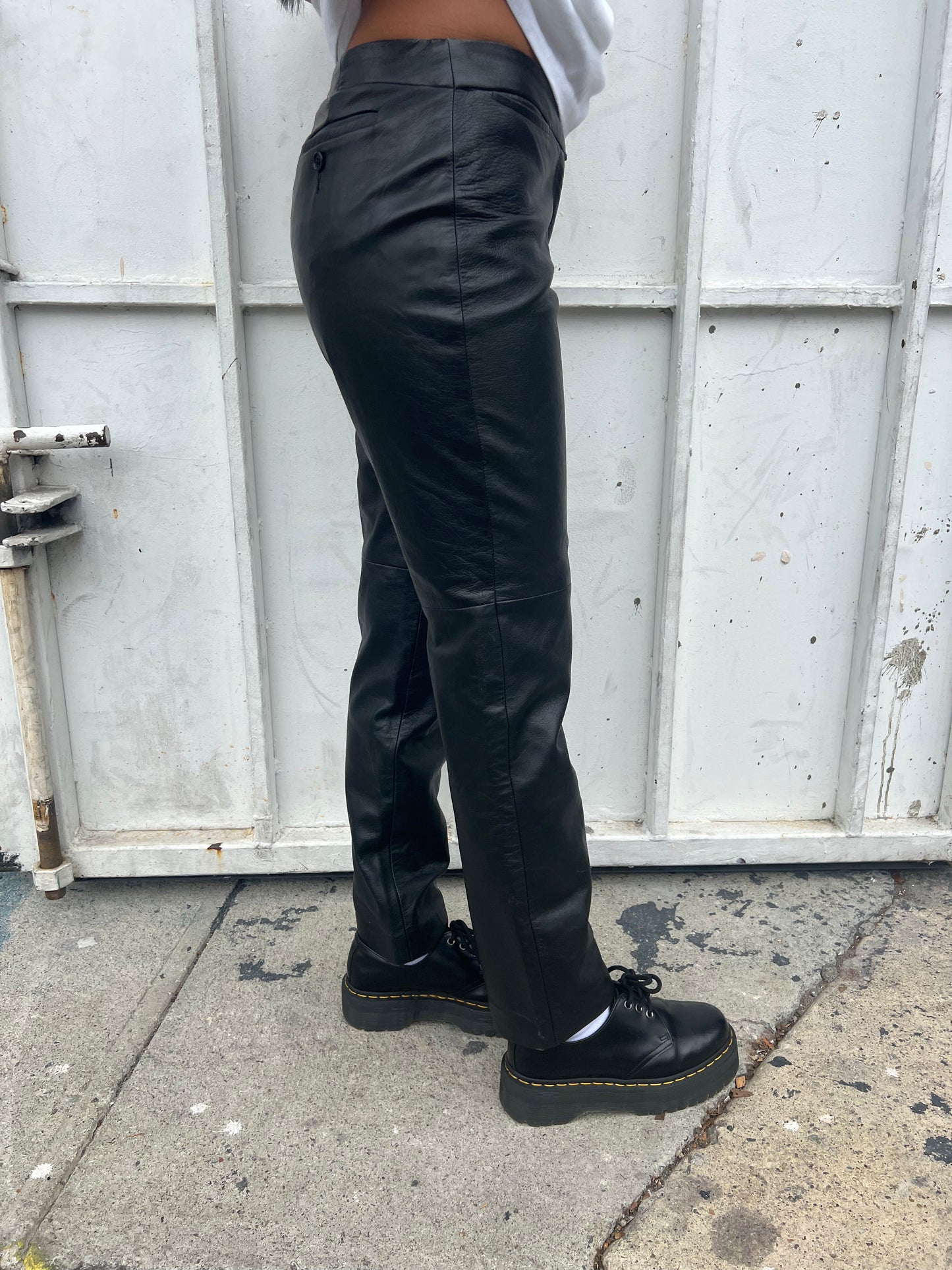 BCBG Maxazria Leather Pants - 28"
