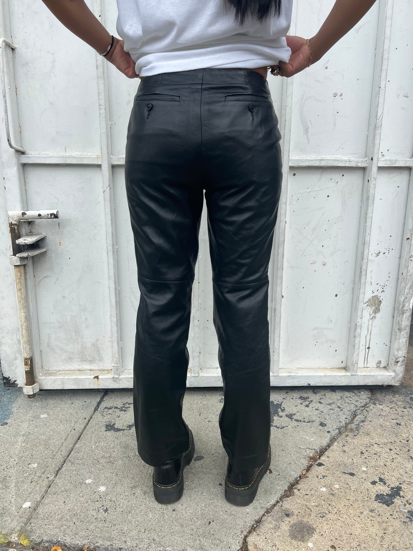 BCBG Maxazria Leather Pants  - 28"