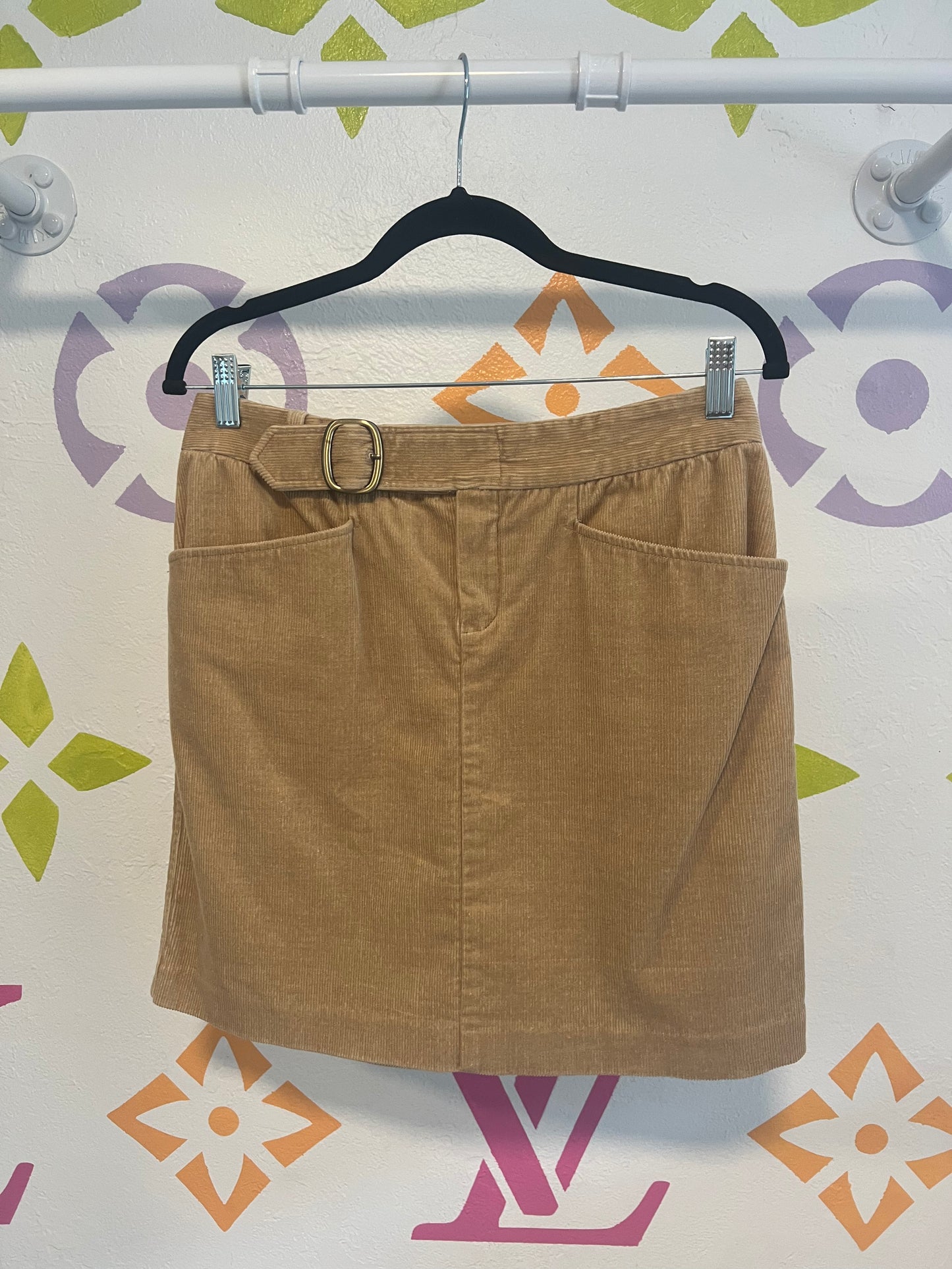 Corduroy Mini Skirt - 29"