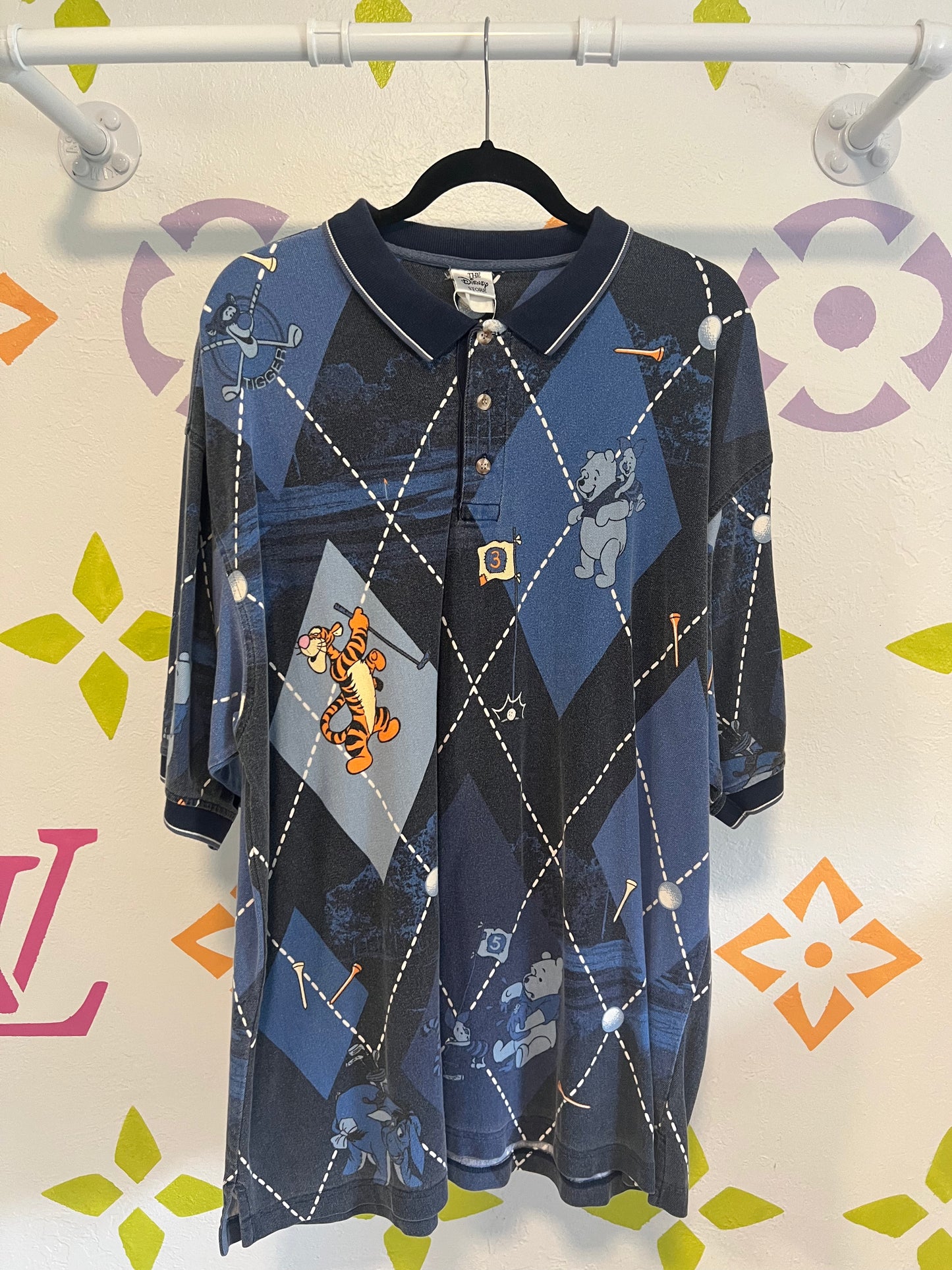 90's Disney Golfing Polo - XL/2XL