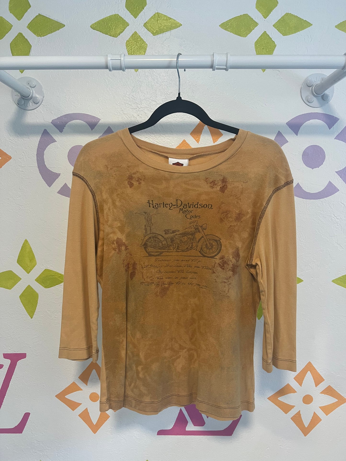 '03 Harley Girl Printed Top - L/XL