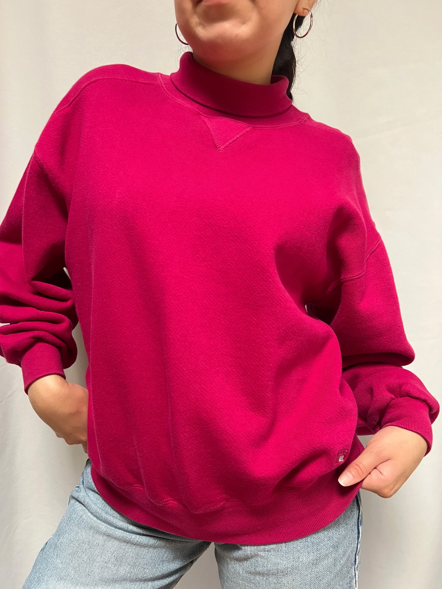 Russell Athletic High-Neck Crewneck - M