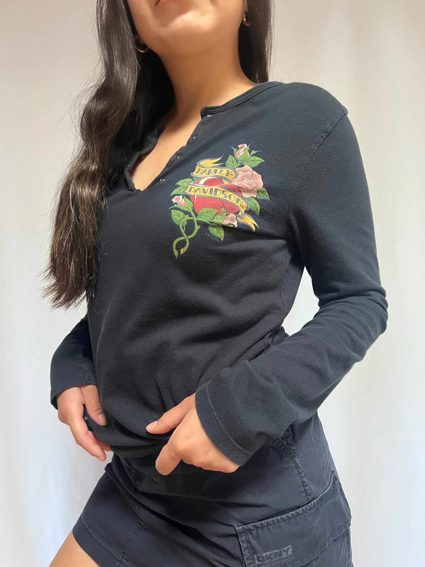 Harley Girl Jamaica Eyelet L/S - M/L