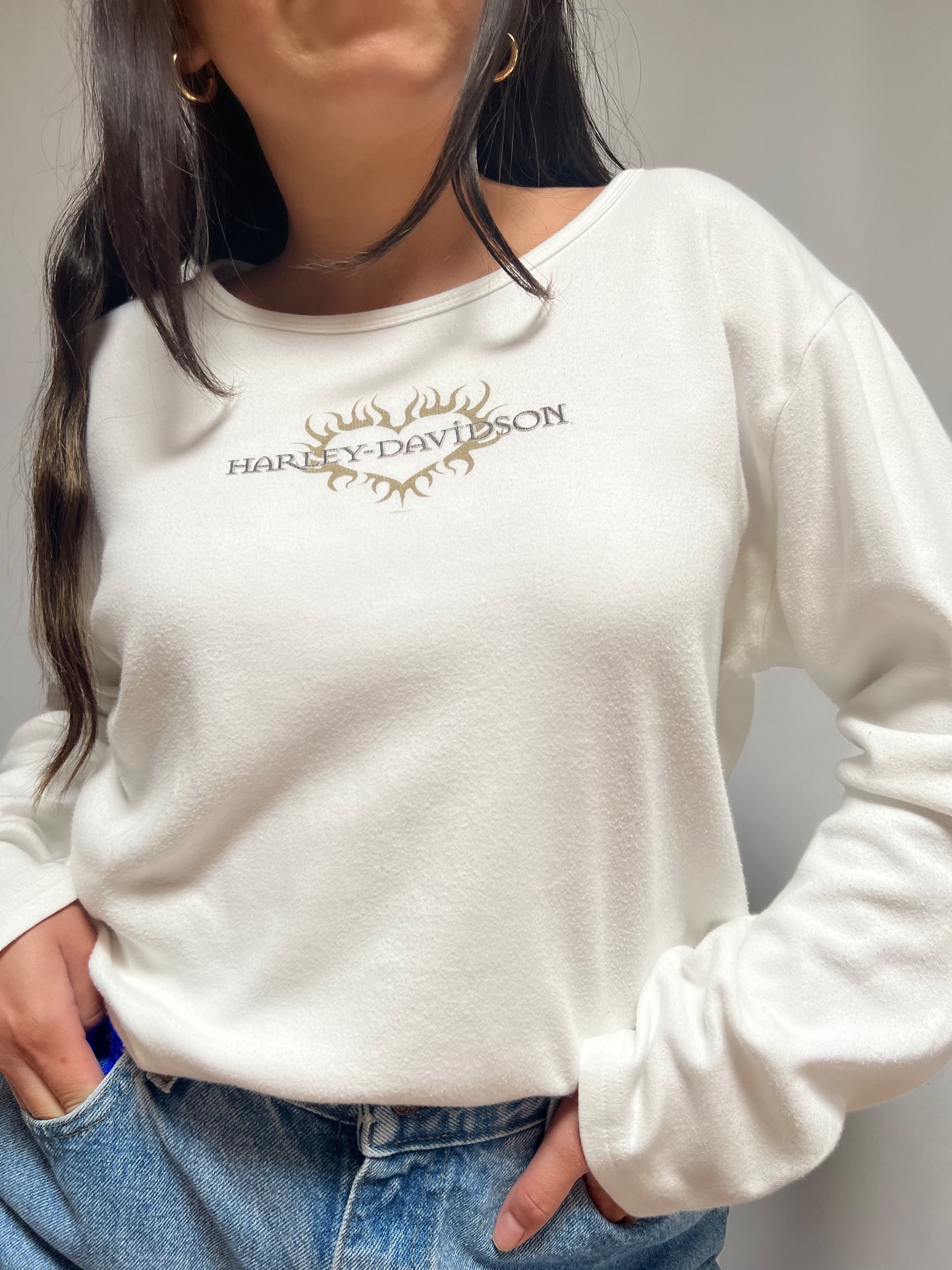'03 Harley Girl New York L/S - 2XL