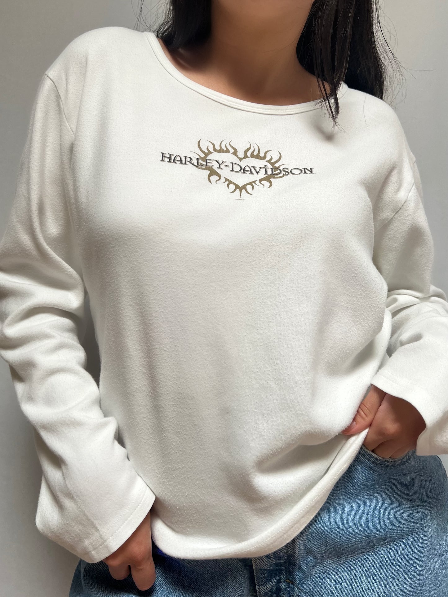 '03 Harley Girl New York L/S - 2XL