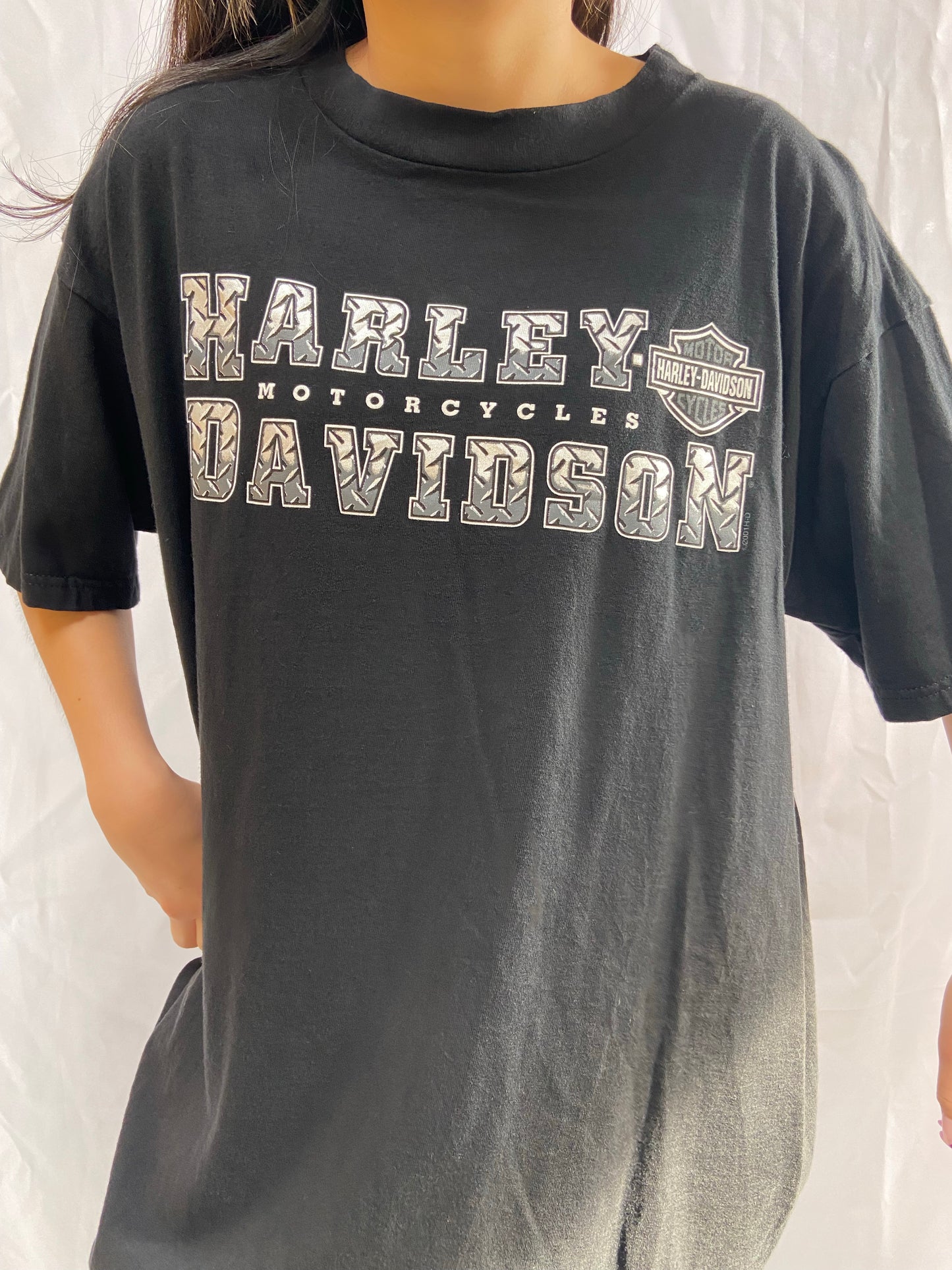 Black Wild Fire Harley Davidson Tee - XL