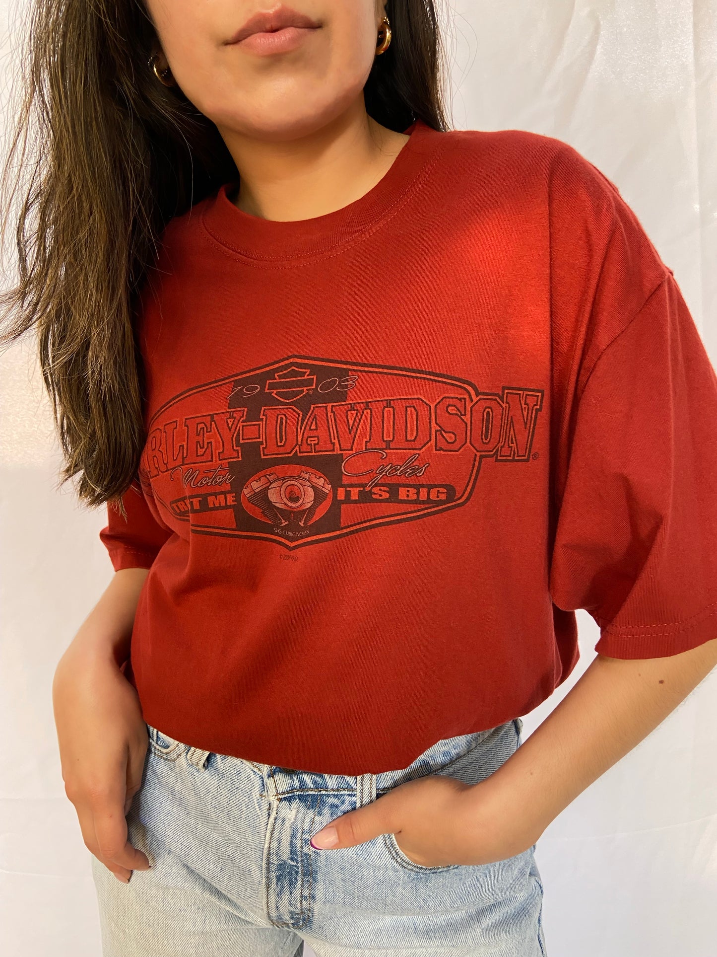 Red Fremont Harley Davidson Tee - Large