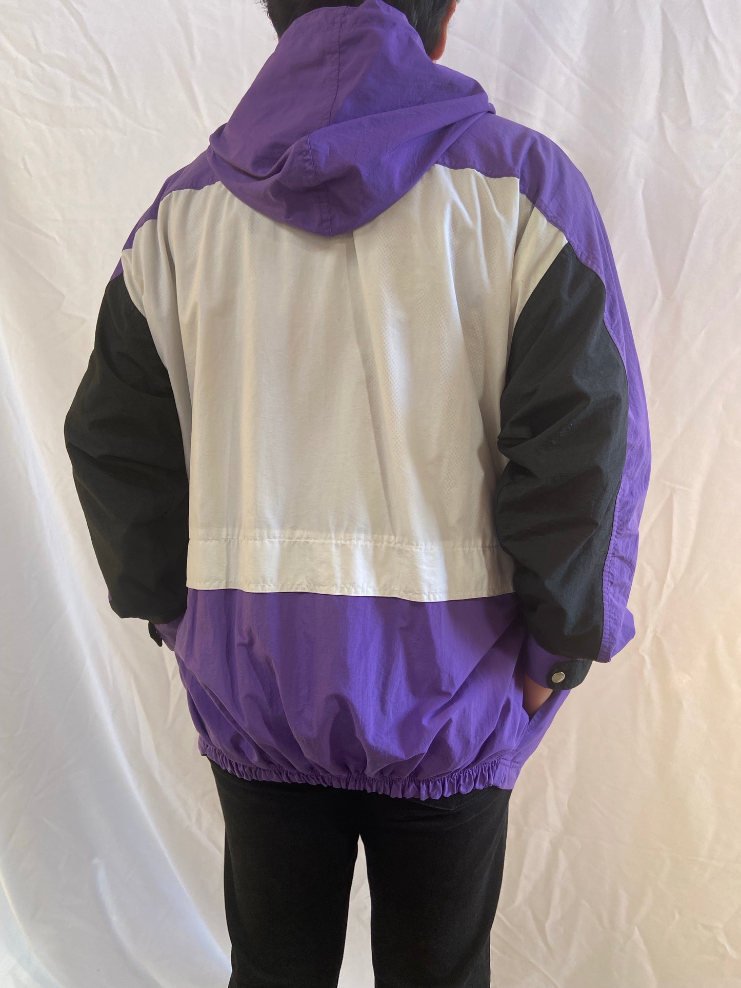 Brickyard Zip Up Nylon Jacket - Large