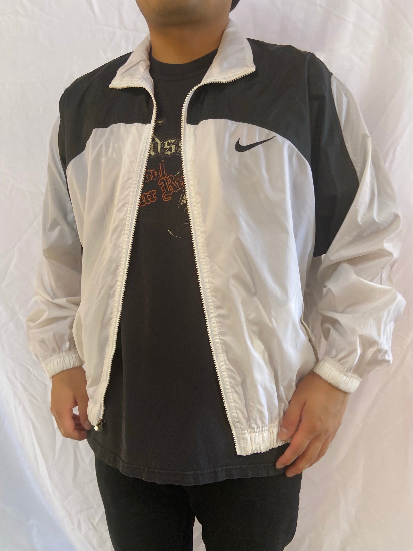 Nike Zip Up Nylon Jacket - Large