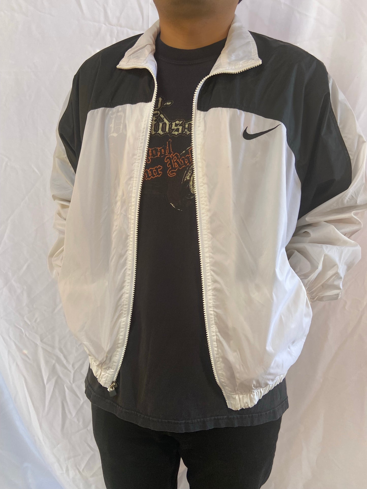 Nike Zip Up Nylon Jacket - Large