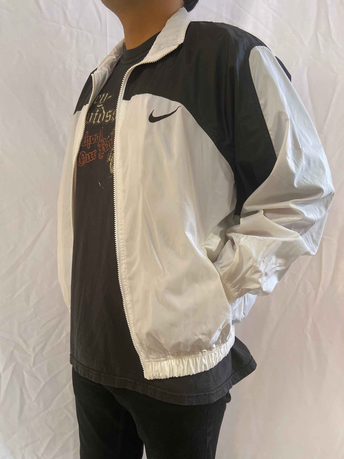 Nike Zip Up Nylon Jacket - Large