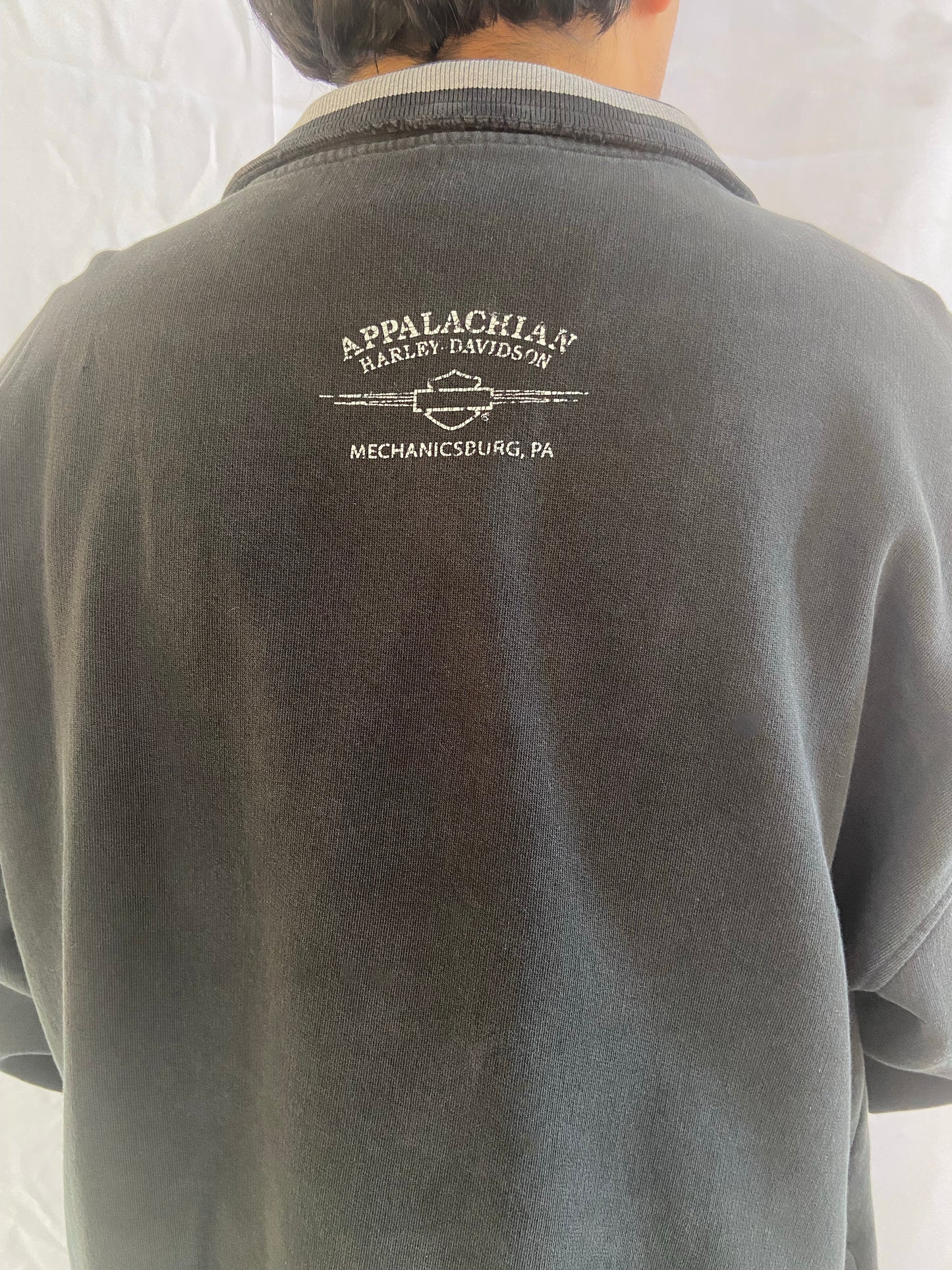Black Harley Davidson Pullover Jacket - XL