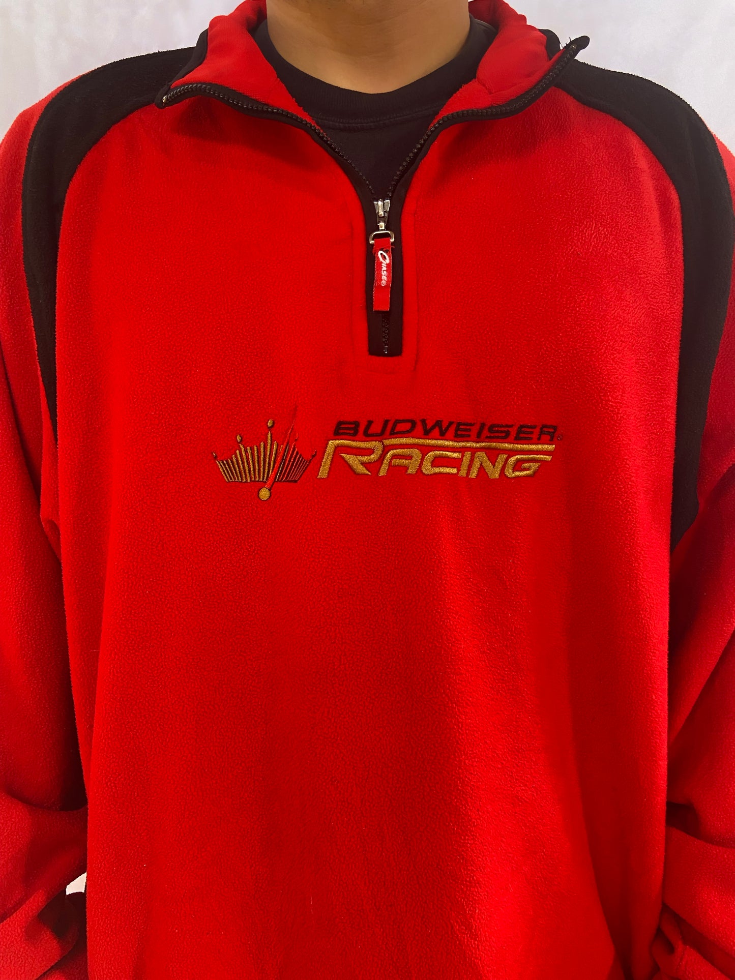 Dale Earnhardt Jr. Budweiser Racing Pullover Fleece Jacket - XL