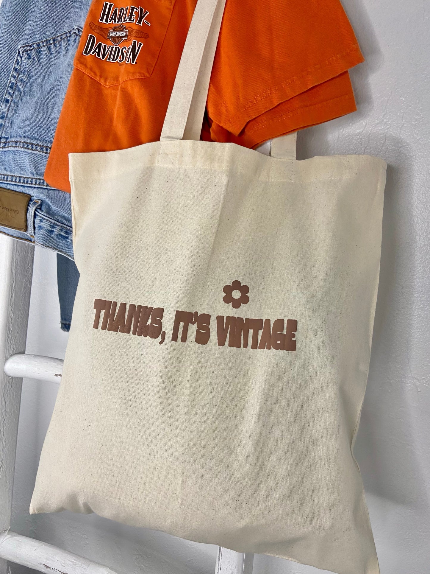 Thanks, It's Vintage Tote Bag