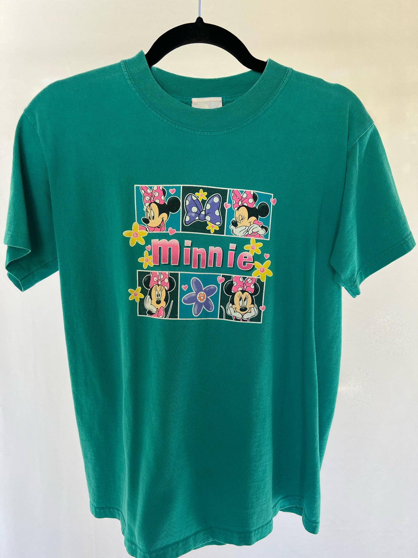 Teal Minnie Mouse Tee - M