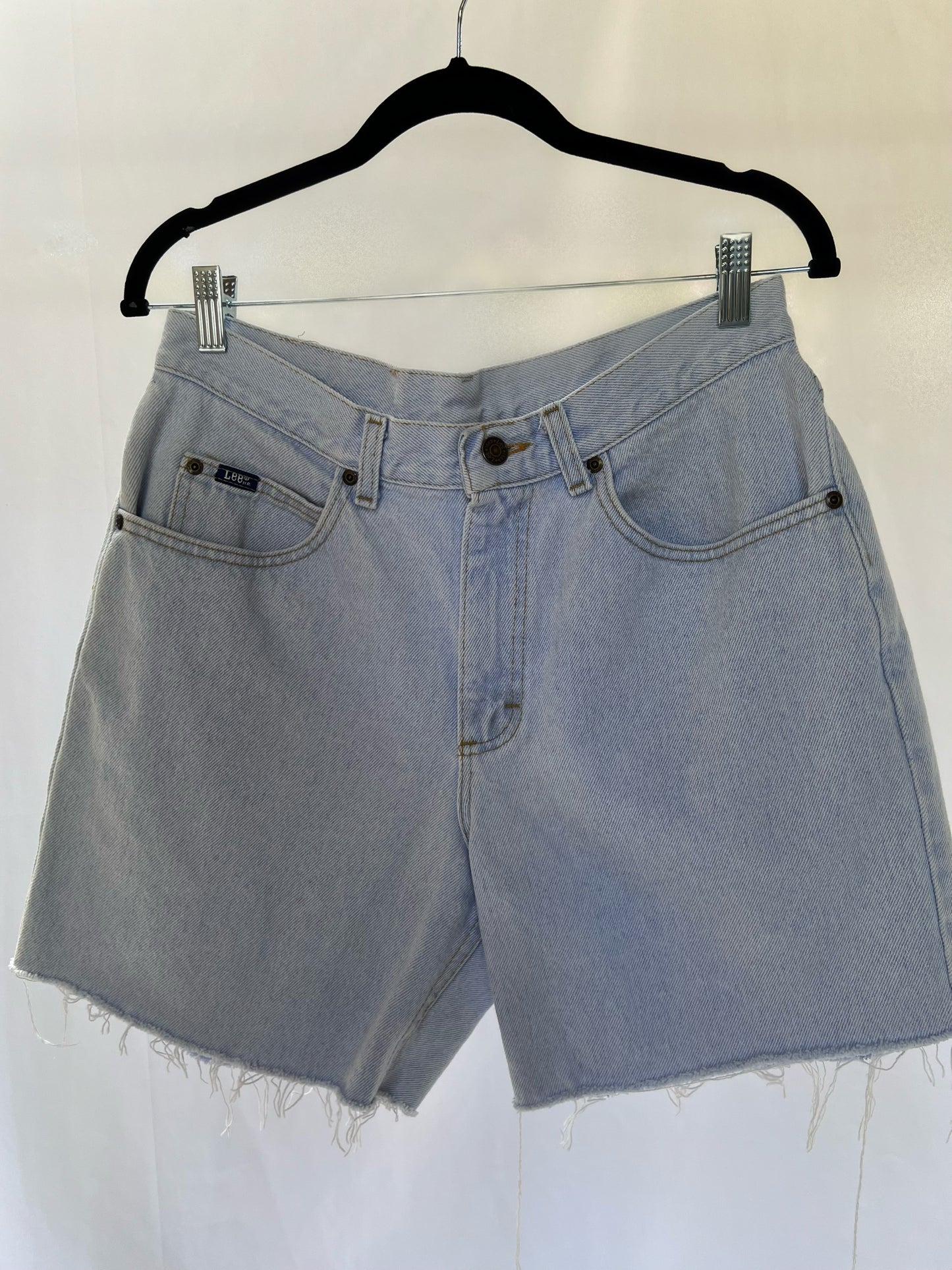 Light Wash Lee Denim Shorts - 30"