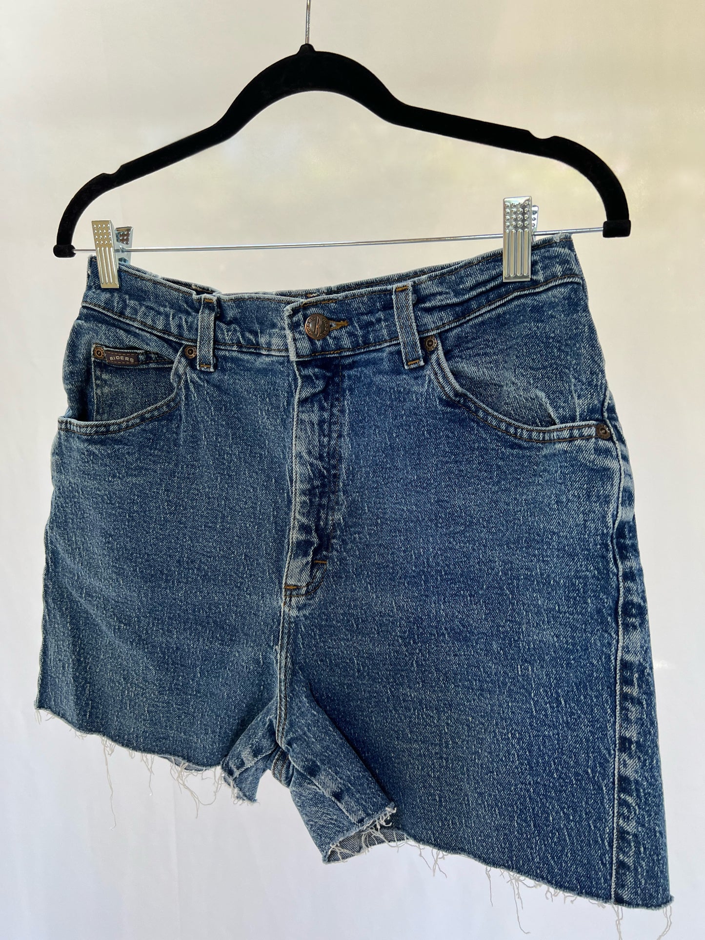Medium Wash Riders Denim Shorts - 28"