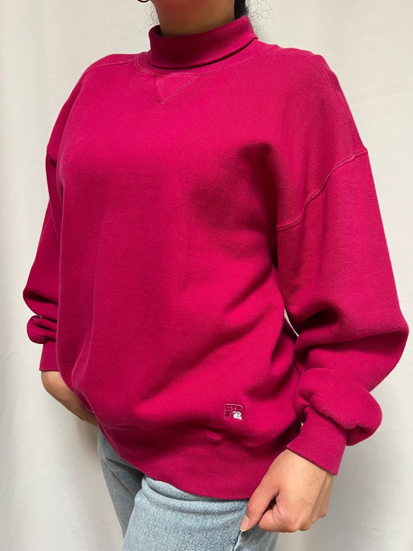 Russell Athletic High-Neck Crewneck - M