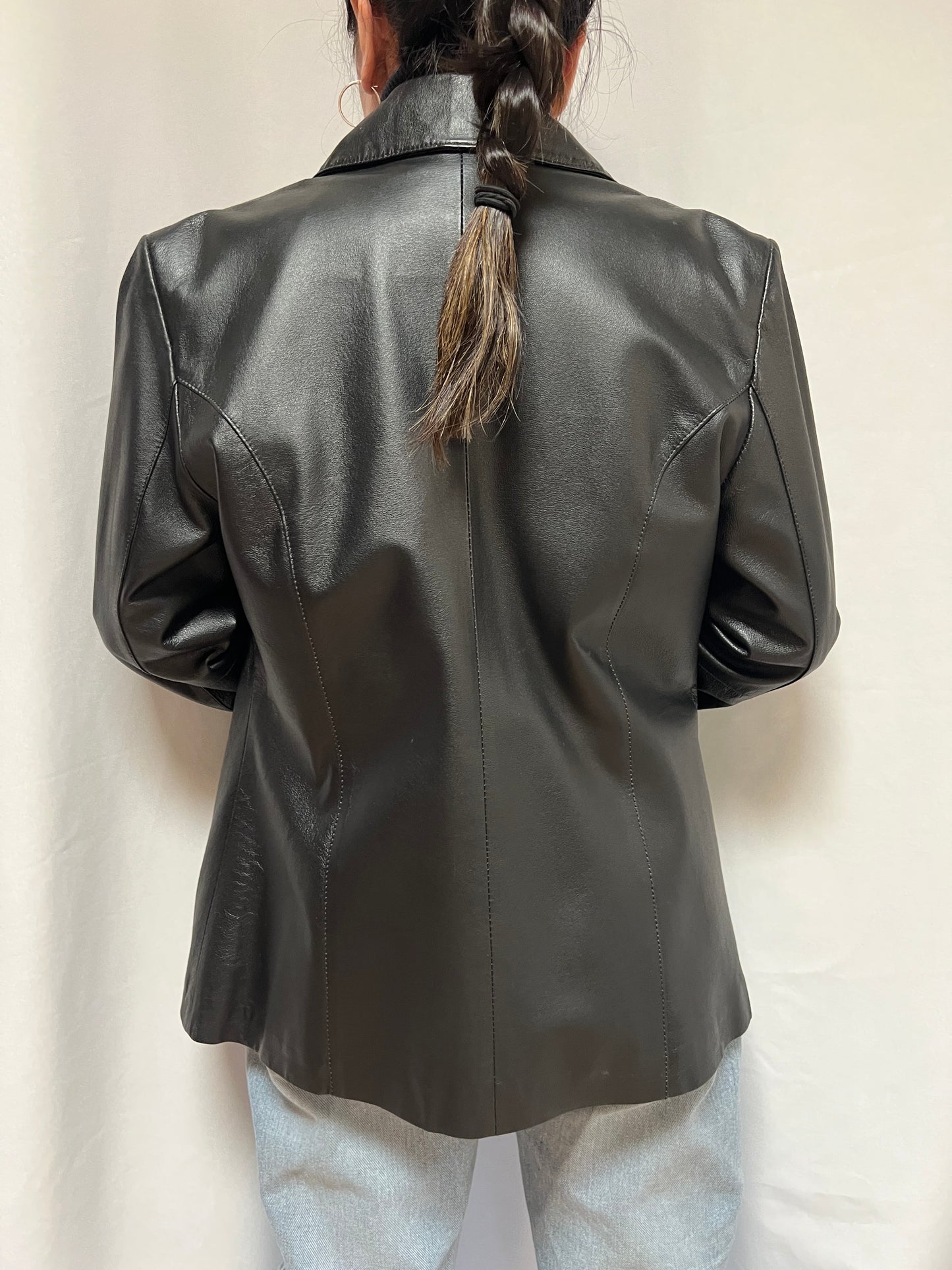 Worthington Leather Zip Jacket - M