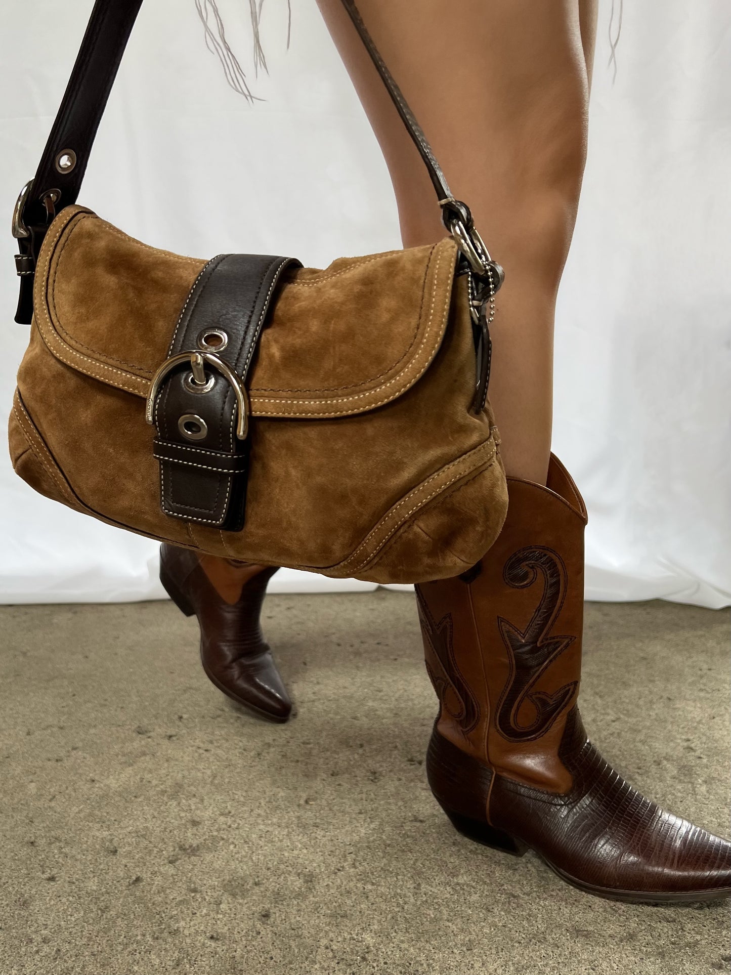 '07 Duotone COACH Flap Bag
