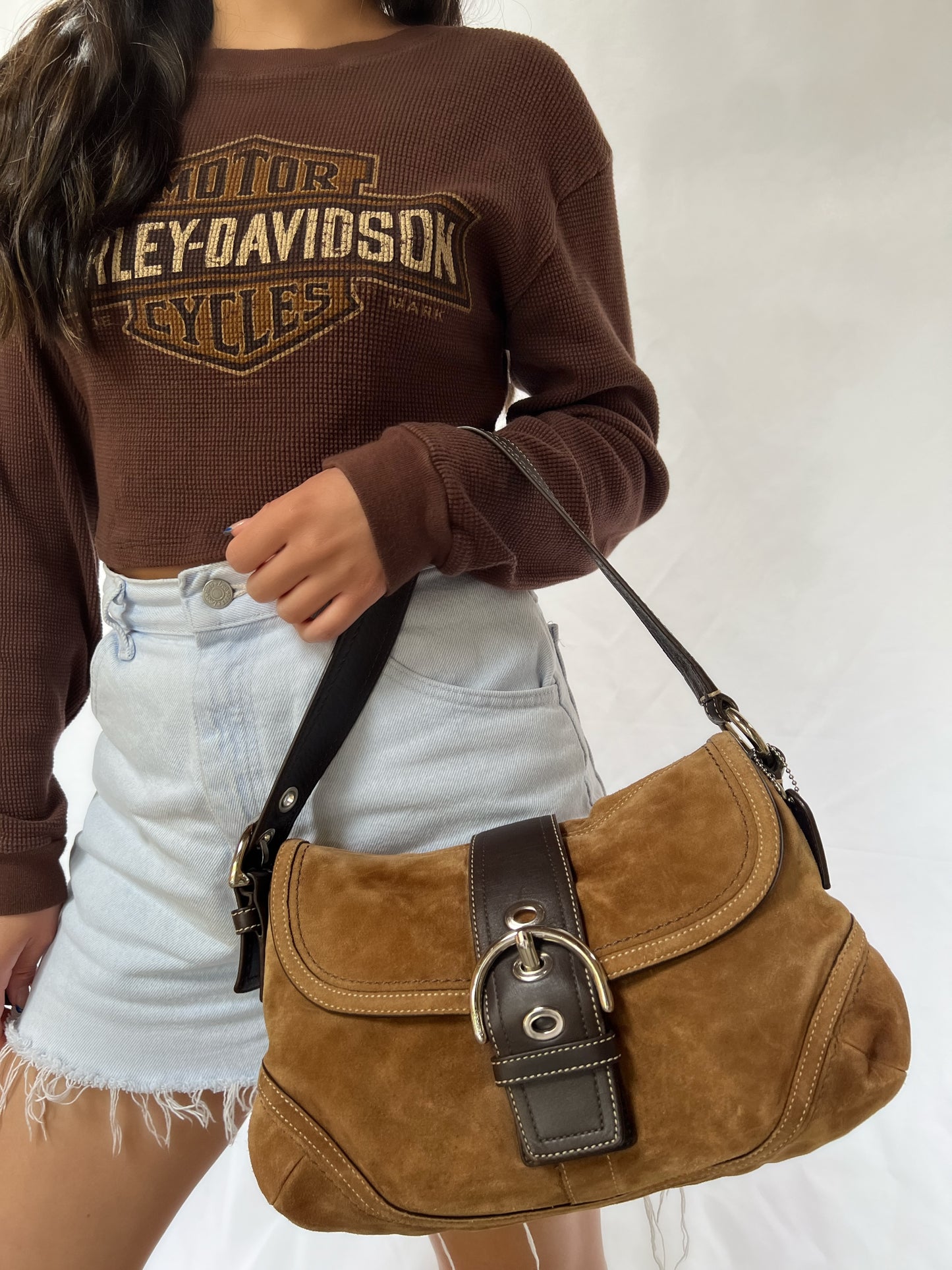 '07 Duotone COACH Flap Bag
