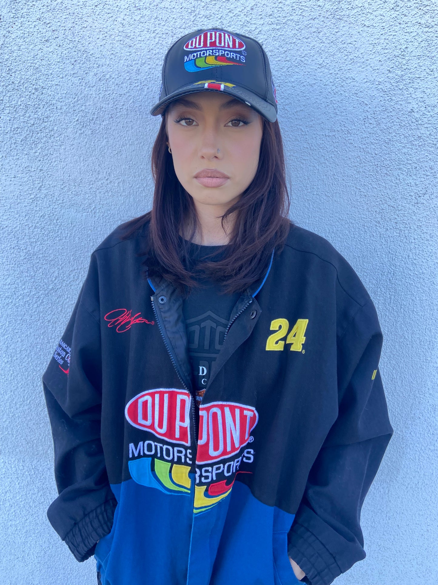 Black DuPont "24" Leather Hat