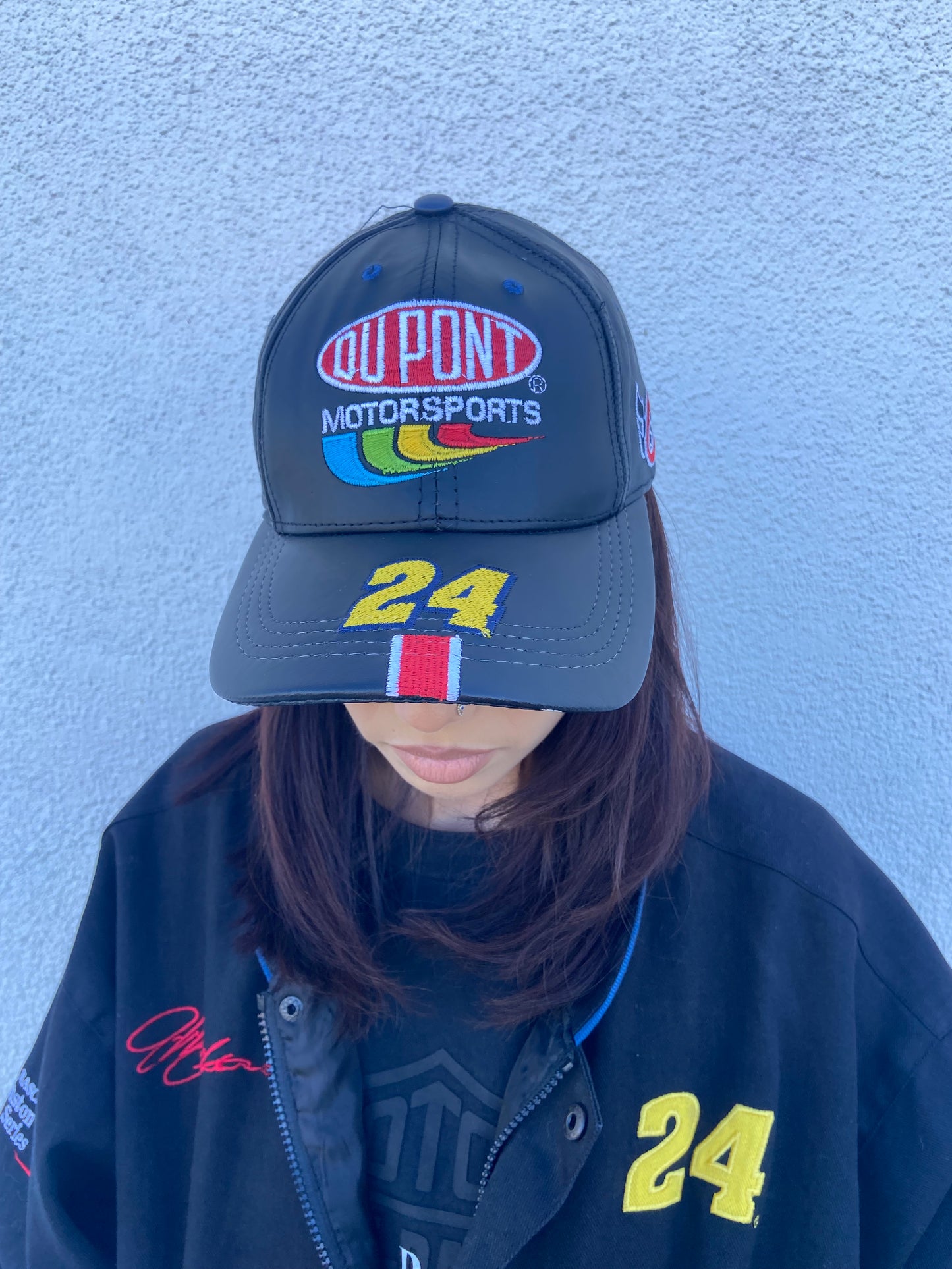 Black DuPont "24" Leather Hat