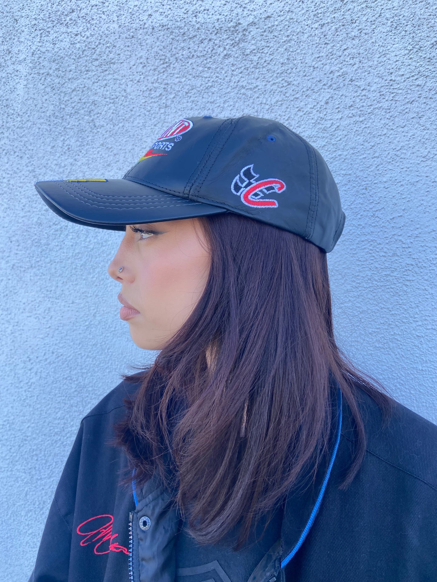 Black DuPont "24" Leather Hat