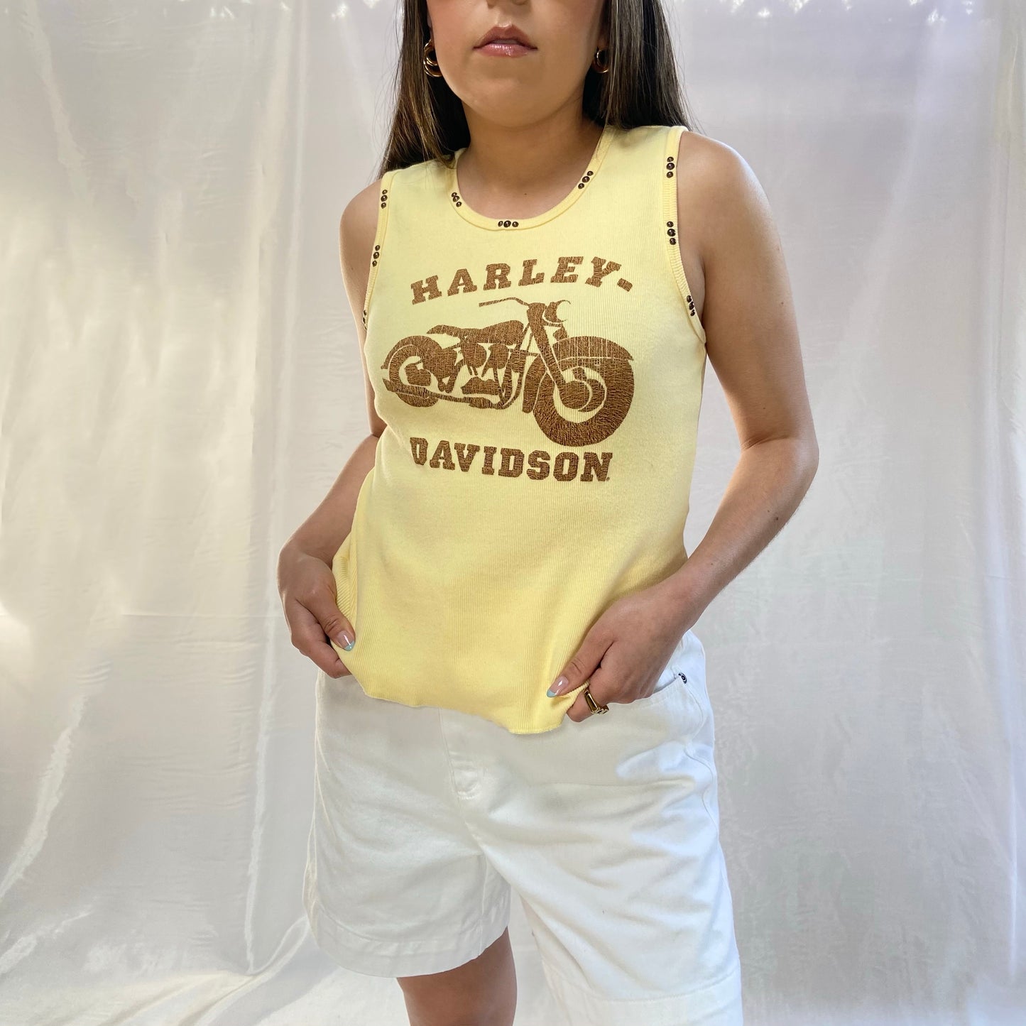 vintage harley davidson top