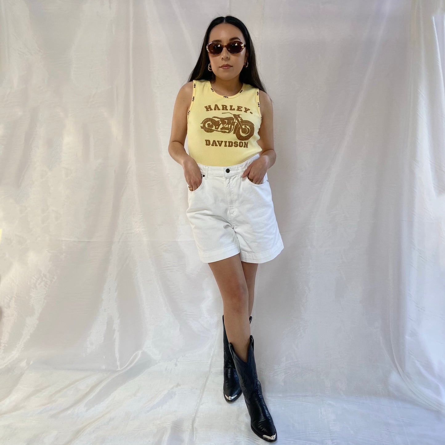 vintage harley davidson top