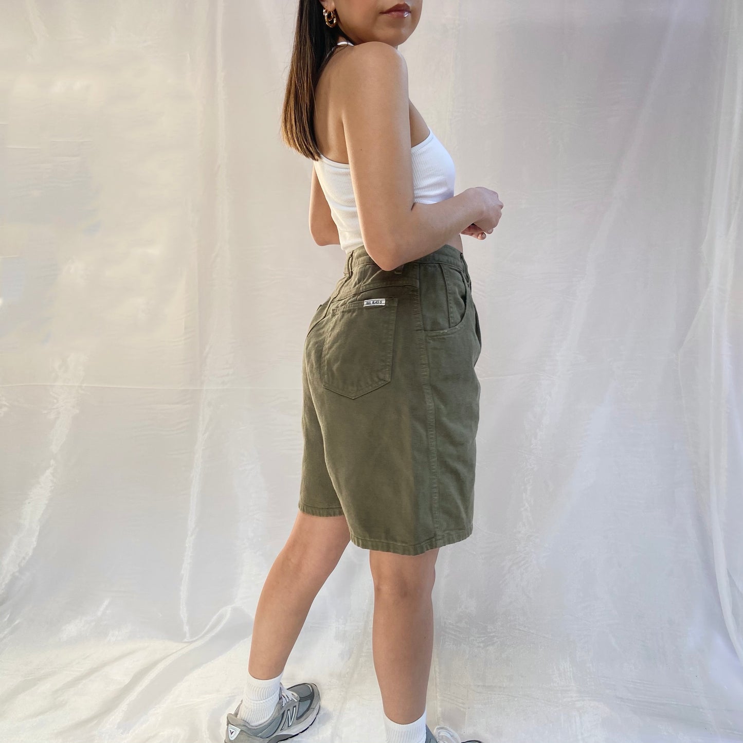 vintage green shorts