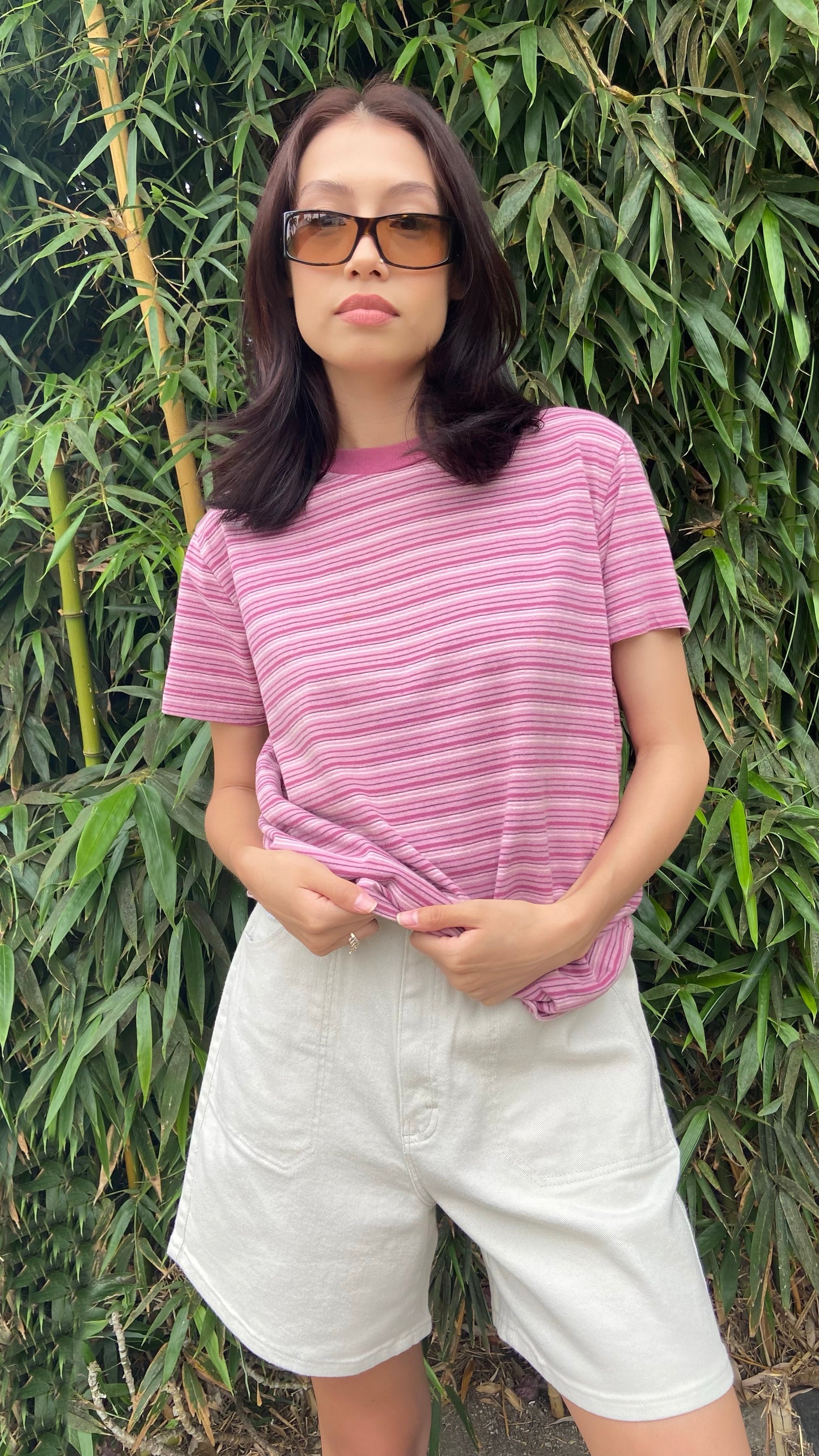 Pink Striped Tee