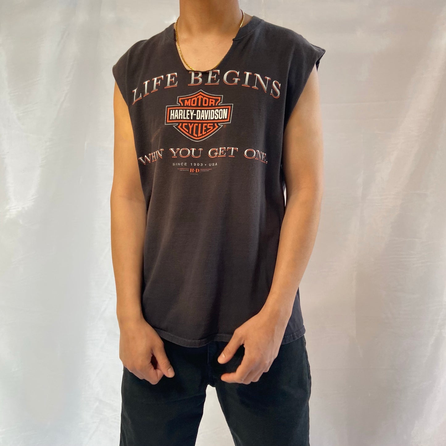 vintage harley davidson tank top
