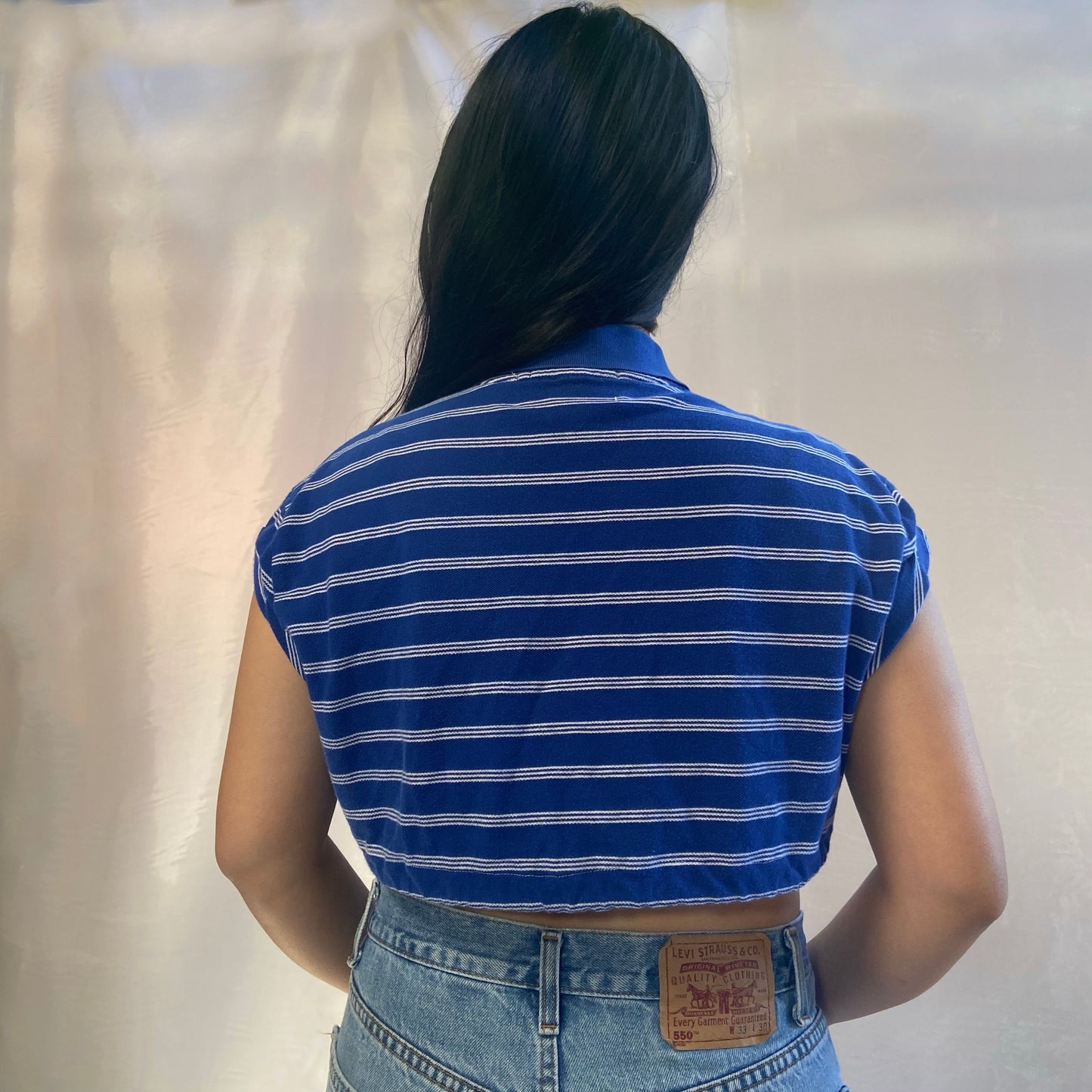 reworked polo ralph lauren top