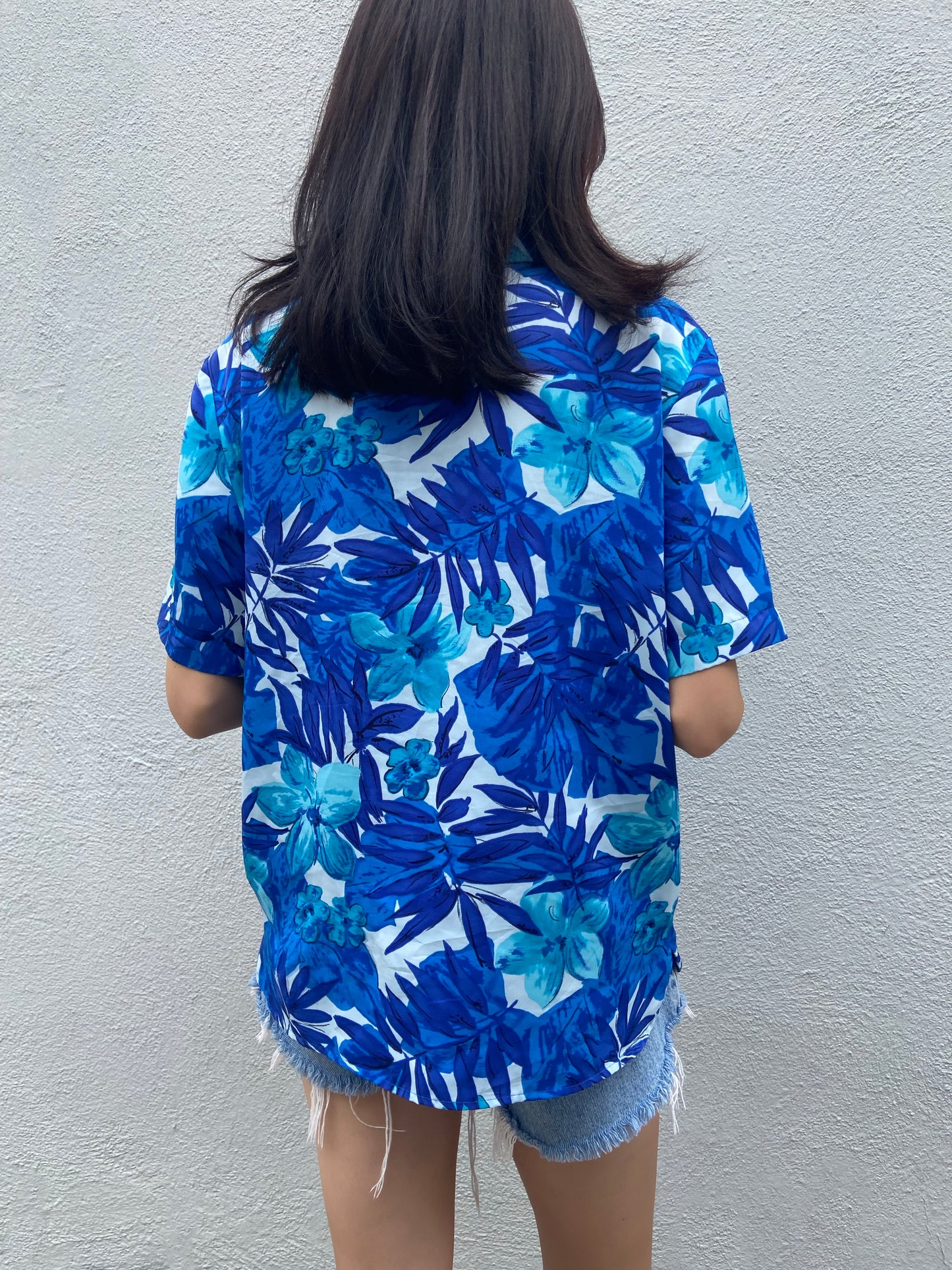 Blue Hawaiian Shirt