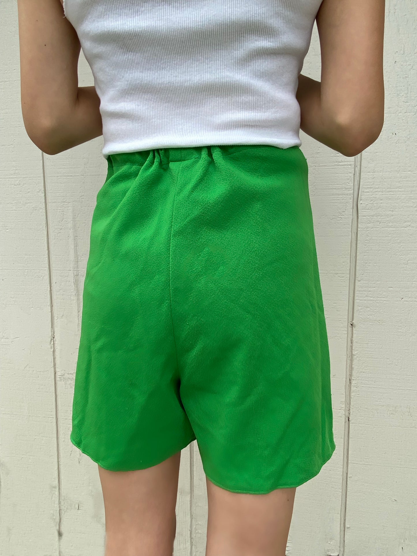 Green Casual Shorts - 26"